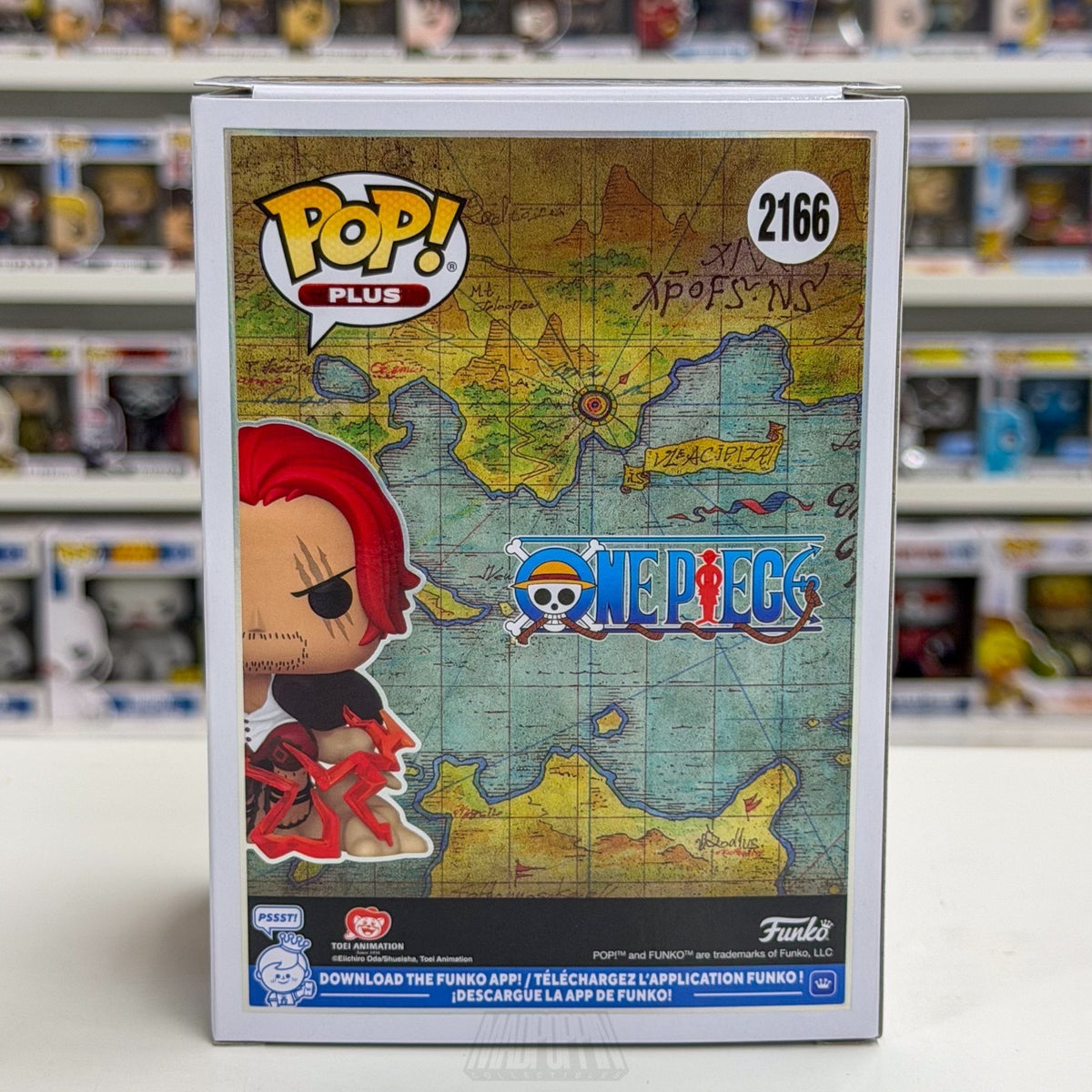 Funko Pop Anime One Piece Shanks Devine Departure Signed Auto JSA 2166 Figure