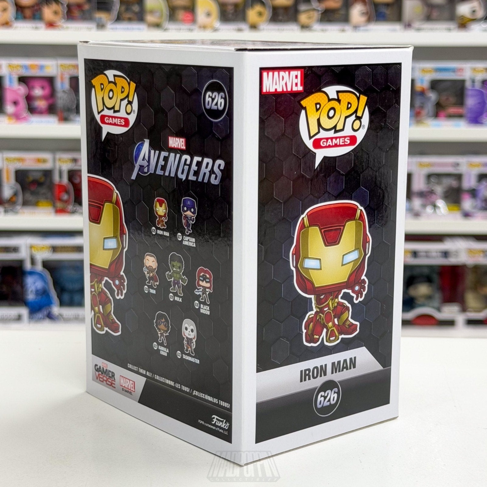 Funko Pop Marvel GamerVerse Avengers Iron Man 626 Tony Stark Toy Vinyl Figure