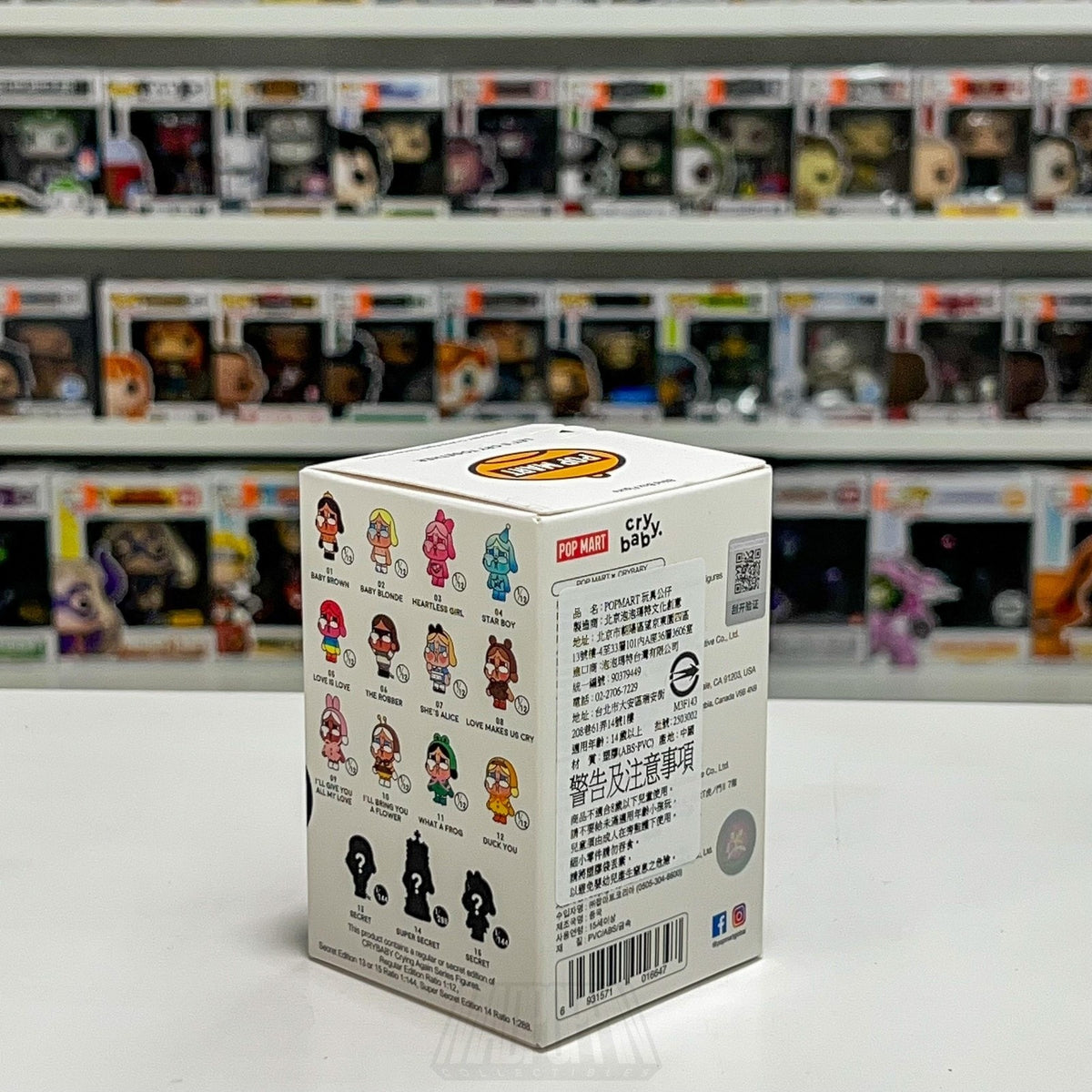 POP MART Crybaby Crying Again Series Blind Box Figure Mystery Vinyl New Sealed
