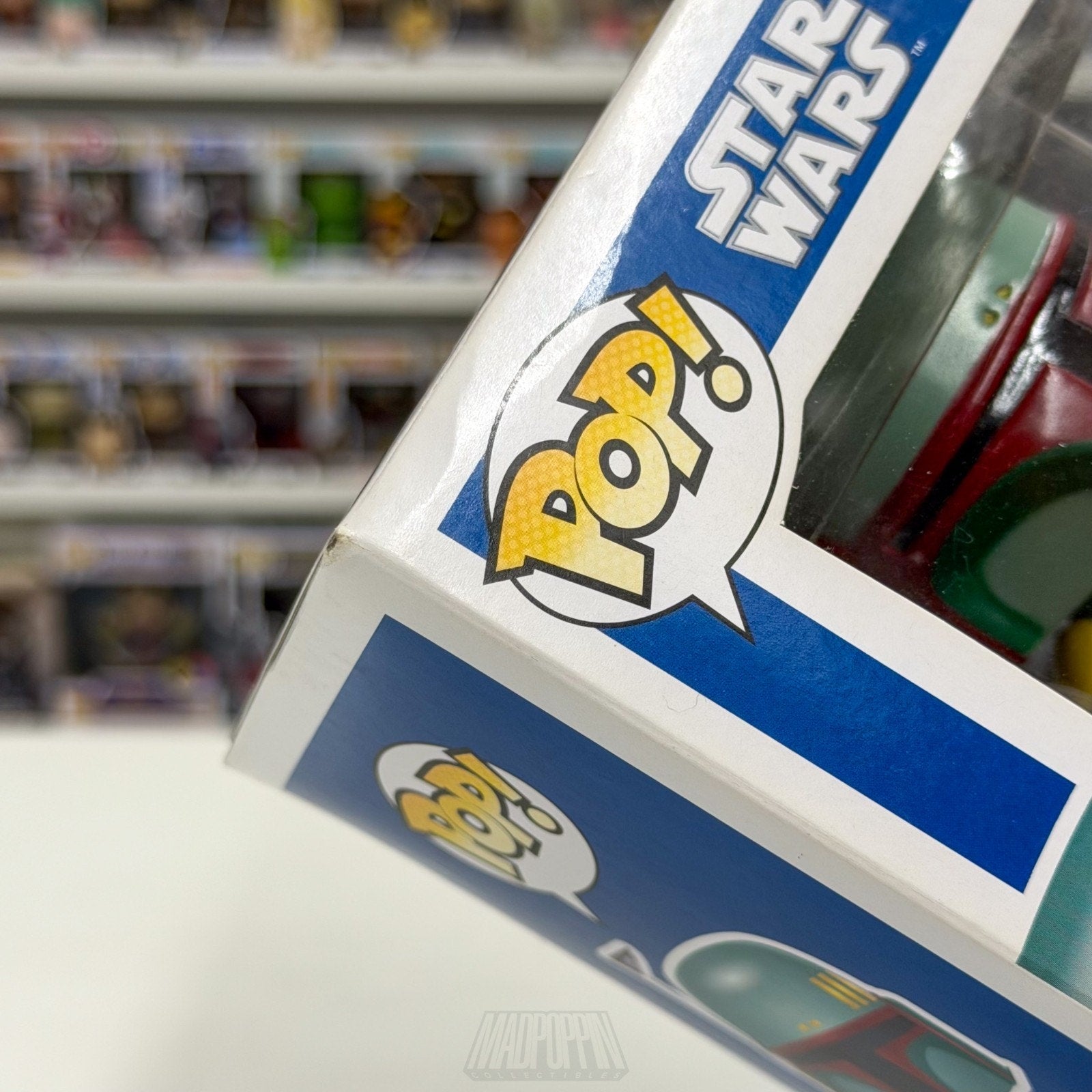 Funko Pop Star Wars Boba Fett Blue Box 08 Mandalorian Bounty Hunter Vinyl Figure