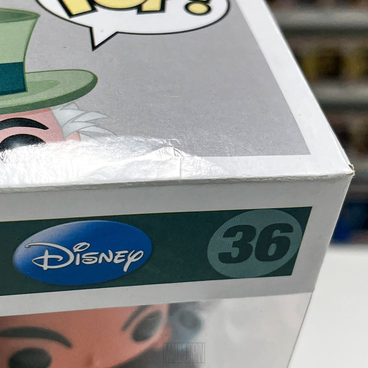 Funko Pop Disney Alice In Wonderland Mad Hatter Tea Cup 36 Walt Toy Vinyl Figure