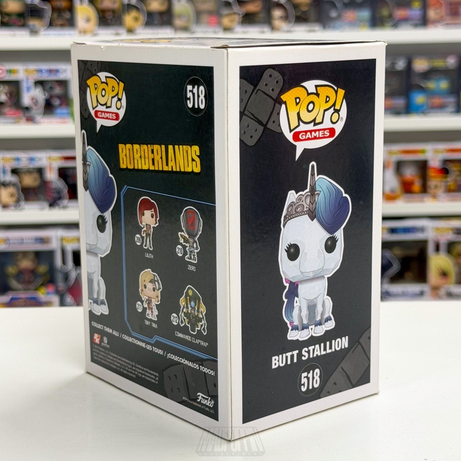 Funko Pop Games Borderlands Butt Stallion NYCC 518 Diamond Pony Toy Vinyl Figure