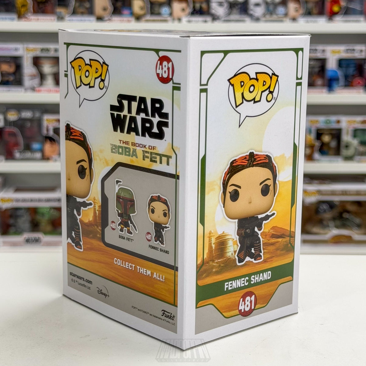 Funko Pop Star Wars Book of Boba Fett Fennec Shand 481 Mercenary Vinyl Figure