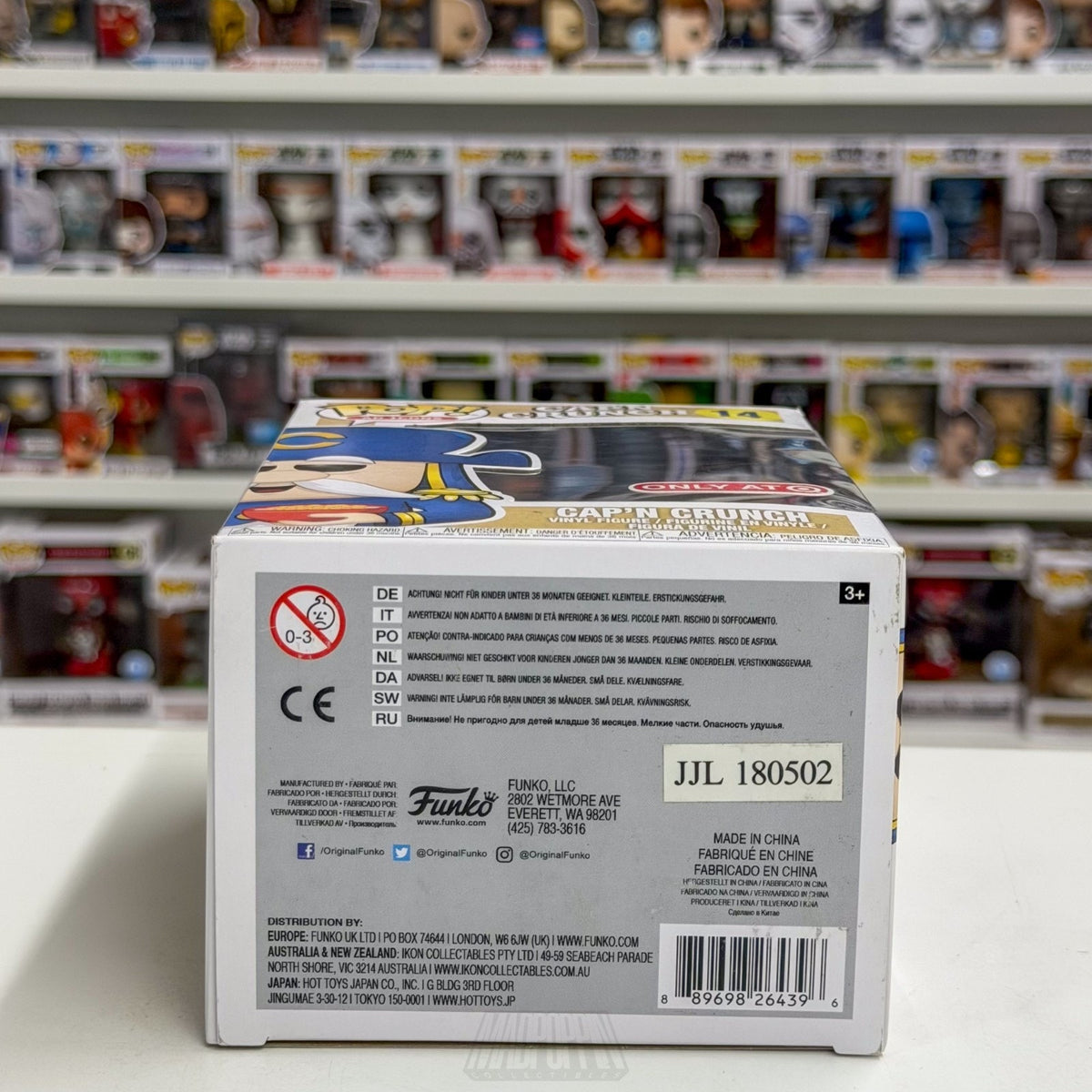 Funko Pop Ad Icons Cap'n Crunch Target Exclusive 14 Cereal Mascot Vinyl Figure