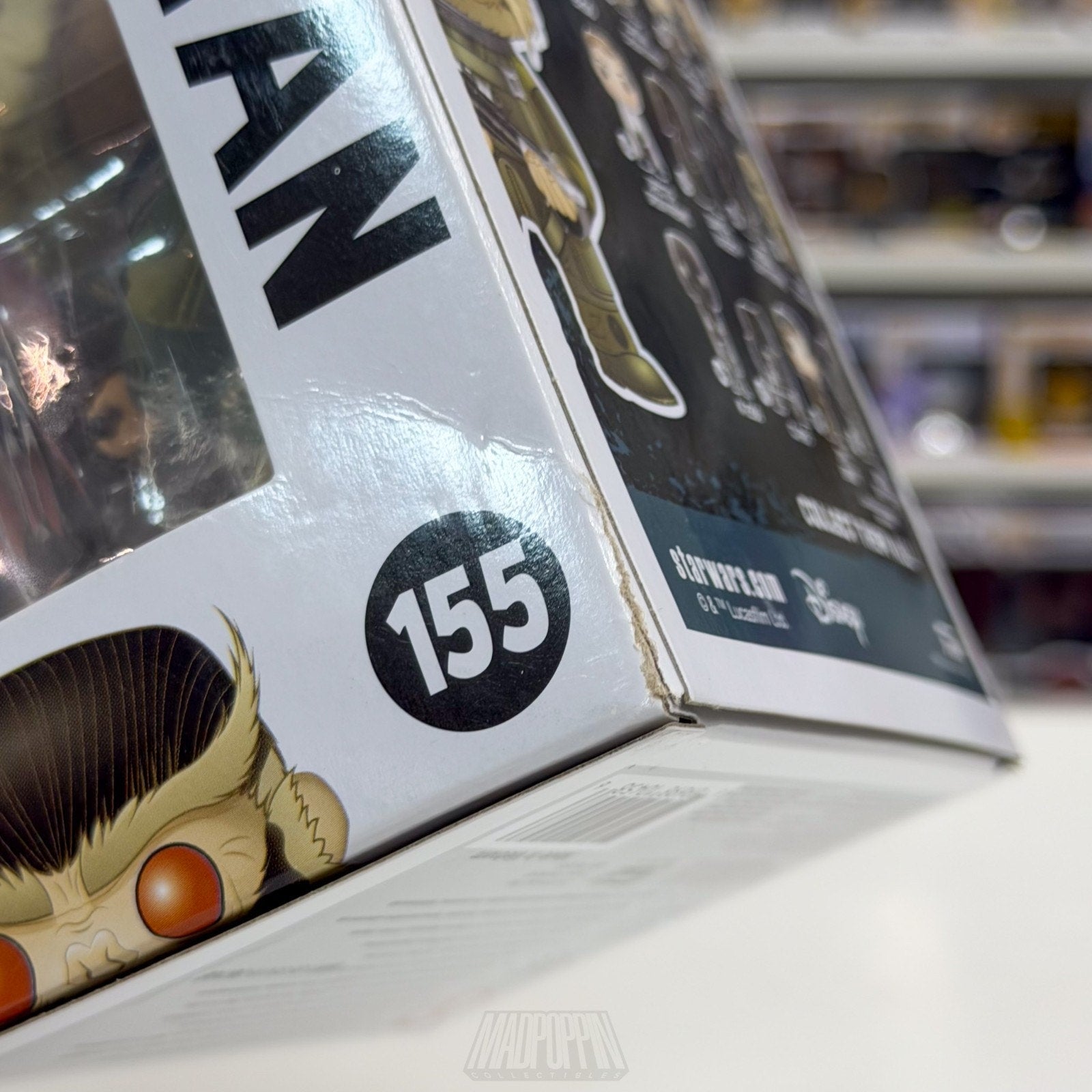 Funko Pop Star Wars Rogue One Bistan NYCC New York Comic Con 155 Vinyl Figure