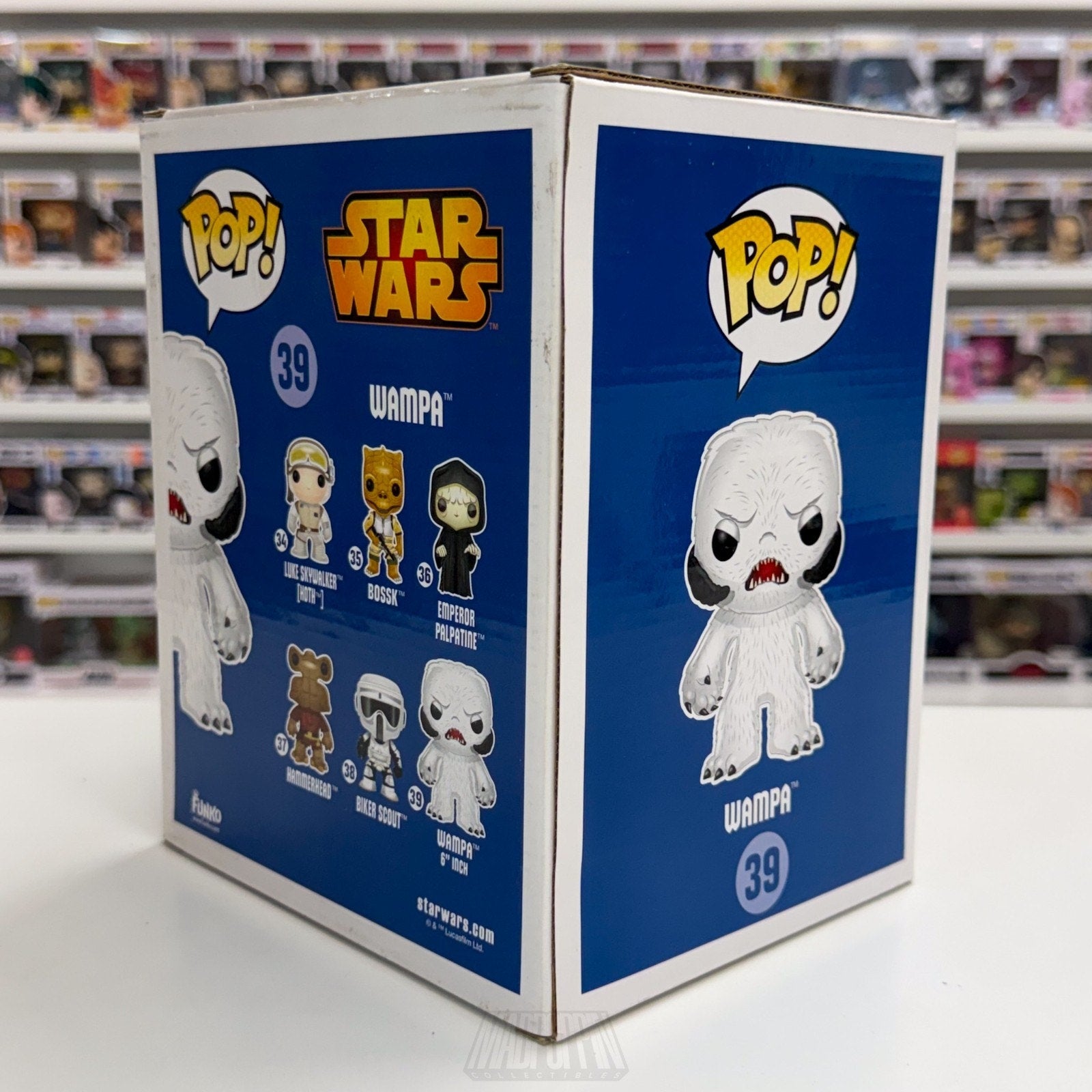 Funko Pop Star Wars Wampa 39 Empire Strikes Back Ice Monster Toy Vinyl 6" Figure