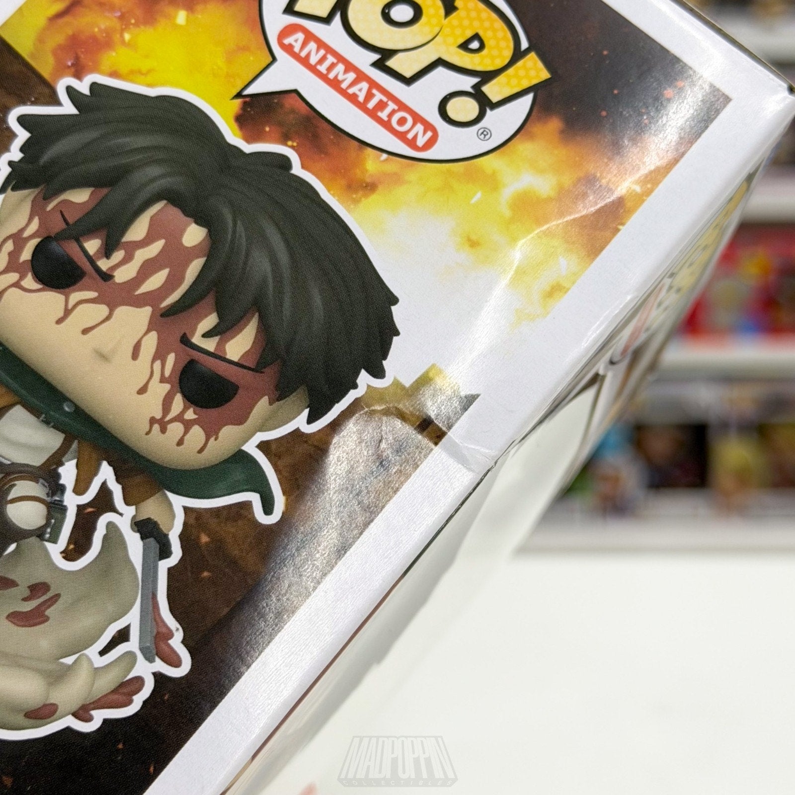 Funko Pop Anime Attack Titan Battle Levi Bloody Alliance Ent 1169 Vinyl Figure
