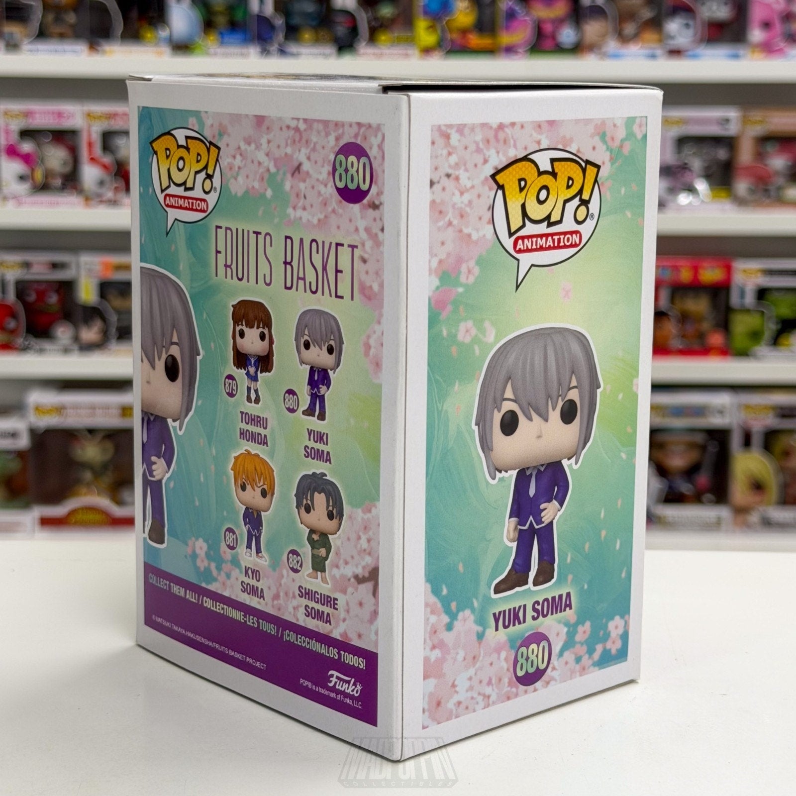 Funko Pop Anime Fruits Basket Yuki Soma 880 Supernatural Manga Toy Vinyl Figure