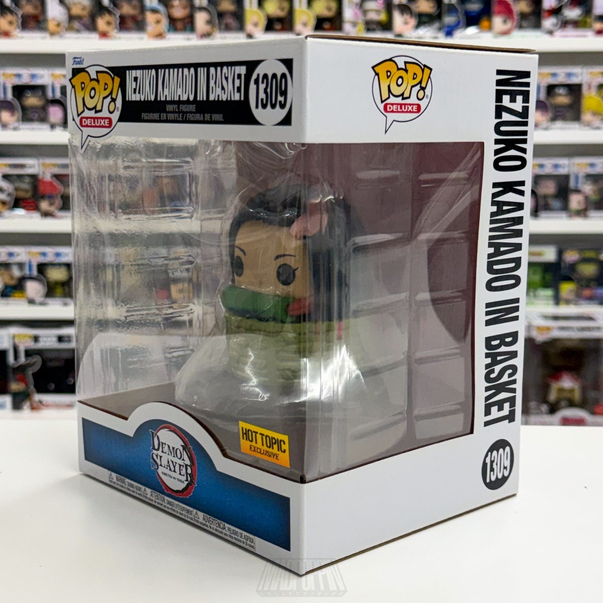 Funko Pop Anime Demon Slayer Nezuko Kamado In Basket Hot Topic 1309 Vinyl Figure