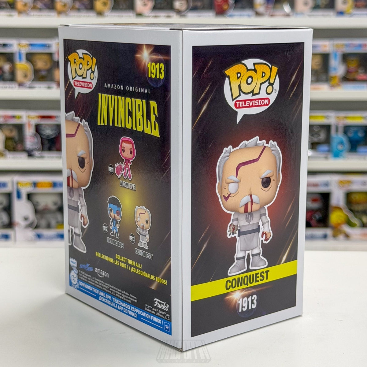 Funko Pop TV Invincible Conquest Damaged Arm Chase 1913 Viltrumite Vinyl Figure