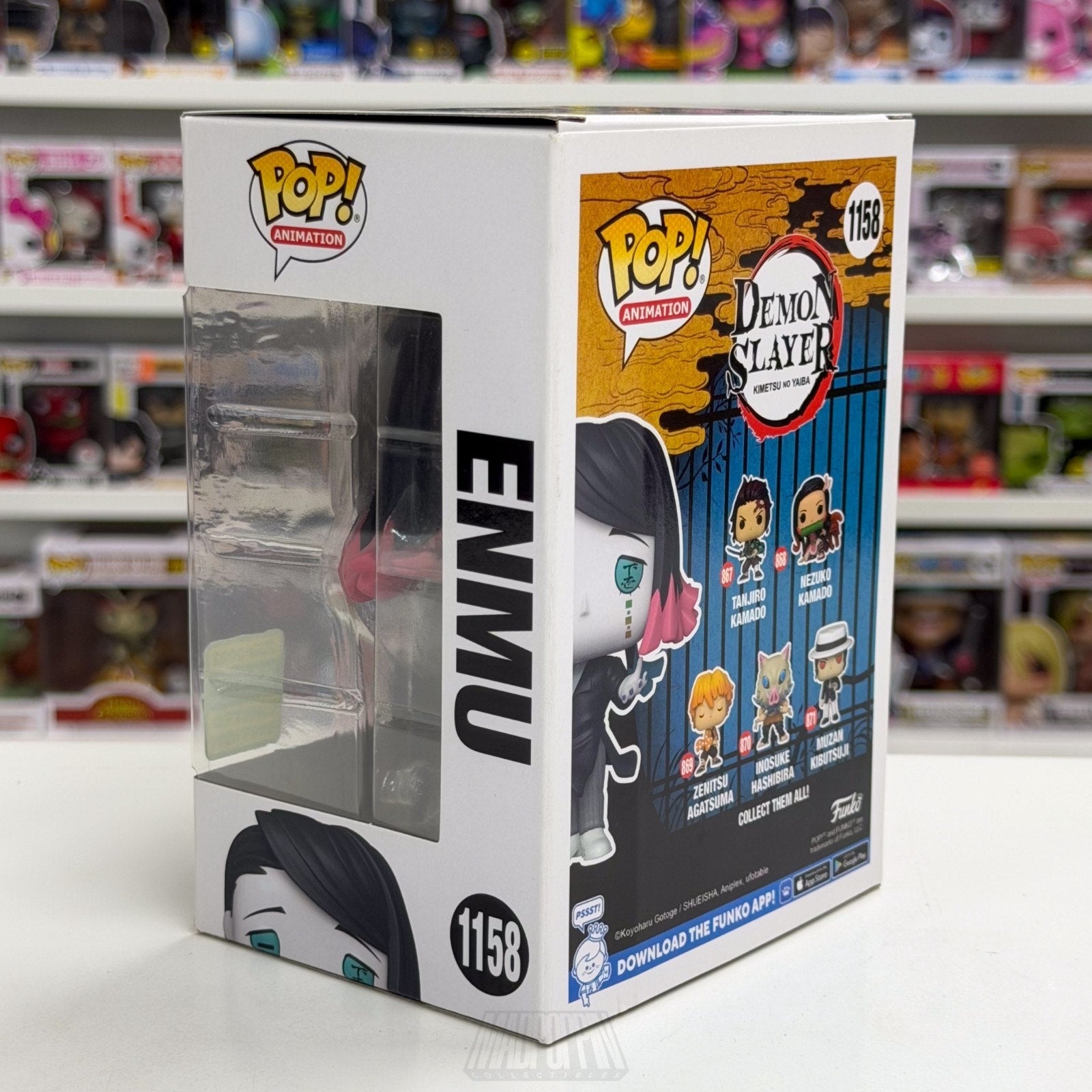 Funko Pop Anime Demon Slayer Enmu SDCC Con 1158 Japanese Manga Toy Vinyl Figure