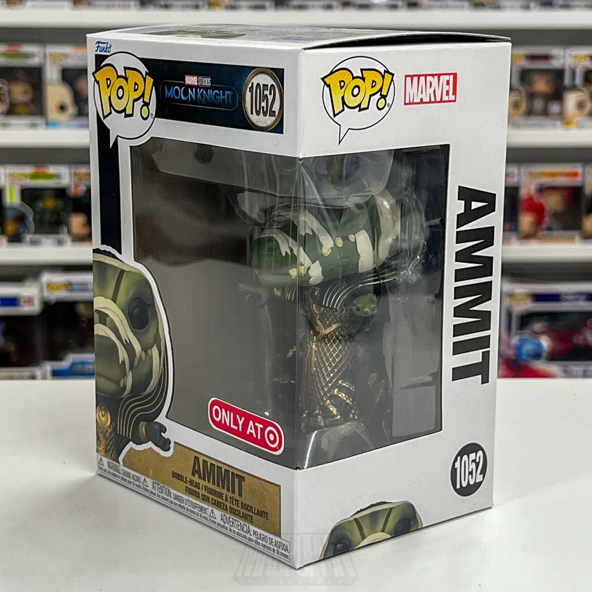 Funko Pop Marvel Moon Knight Ammit Target 1052 Ancient Egyptian MCU Vinyl Figure