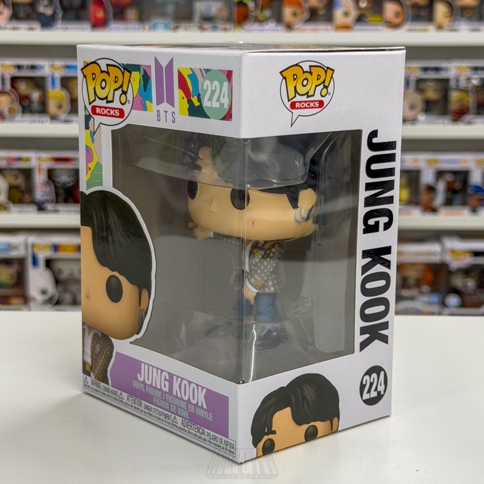 Funko Pop Rocks BTS Dynamite Jung Kook 224 Boy Band Korean K-Pop Vinyl Figure