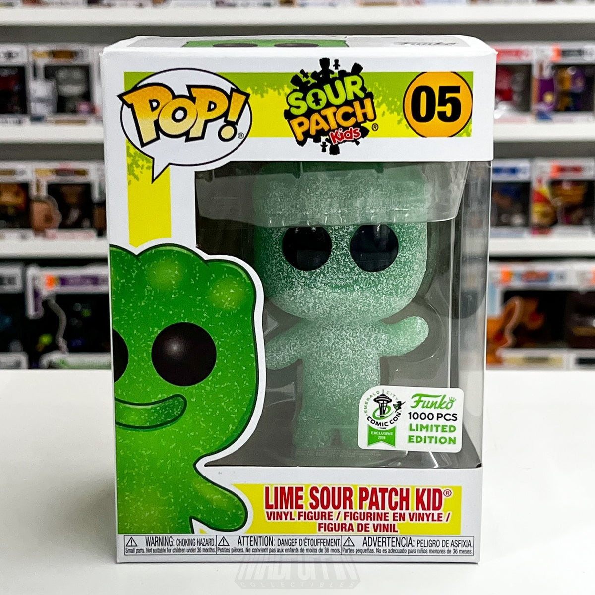Funko Pop Lime Sour Patch Kid 05 ECCC 2024 Emerald City Comic Con 1000 PCS Candy