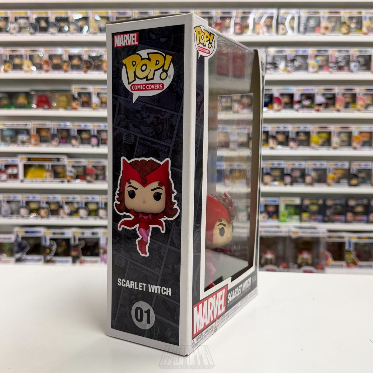 Funko Pop Marvel Comic Covers Scarlet Witch Target 01 Wanda Vision Vinyl Figure
