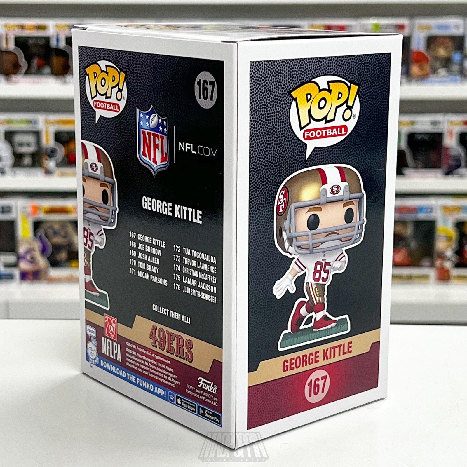 Funko Pop NFL Football San Francisco 49ers George Kittle 167 Sports Vinyl Figure