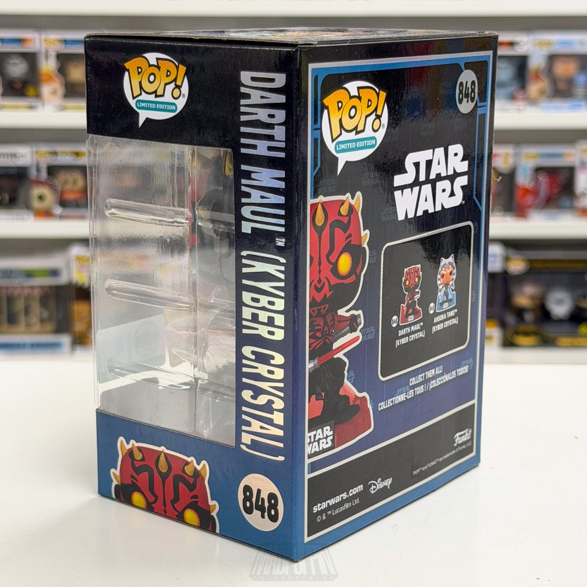 Funko Pop Star Wars Darth Maul Kyber Crystal SDCC Limited 848 Sith Vinyl Figure