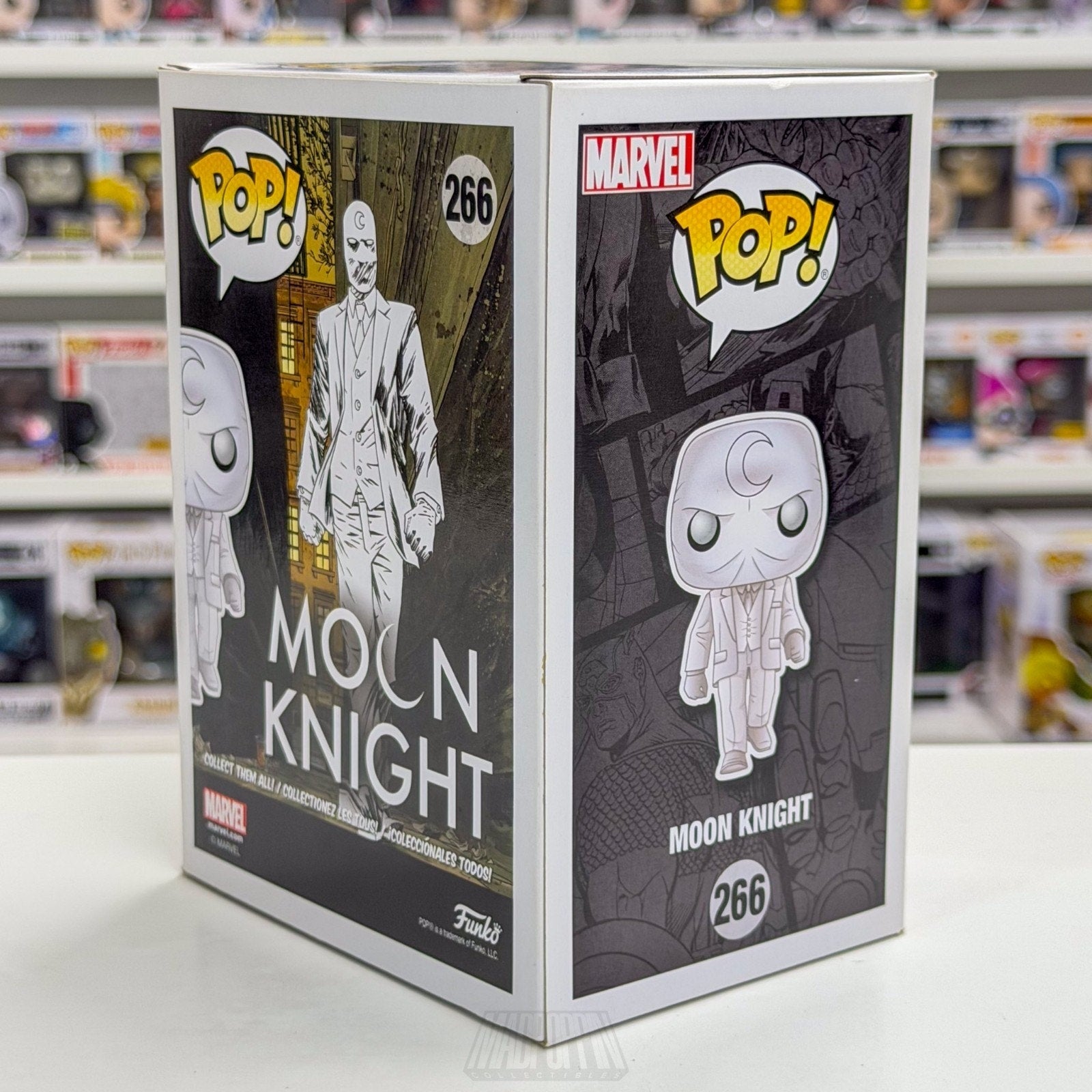 Funko Pop Marvel Moon Knight White Suit LACC Comikaze 266 Vigilante Vinyl Figure