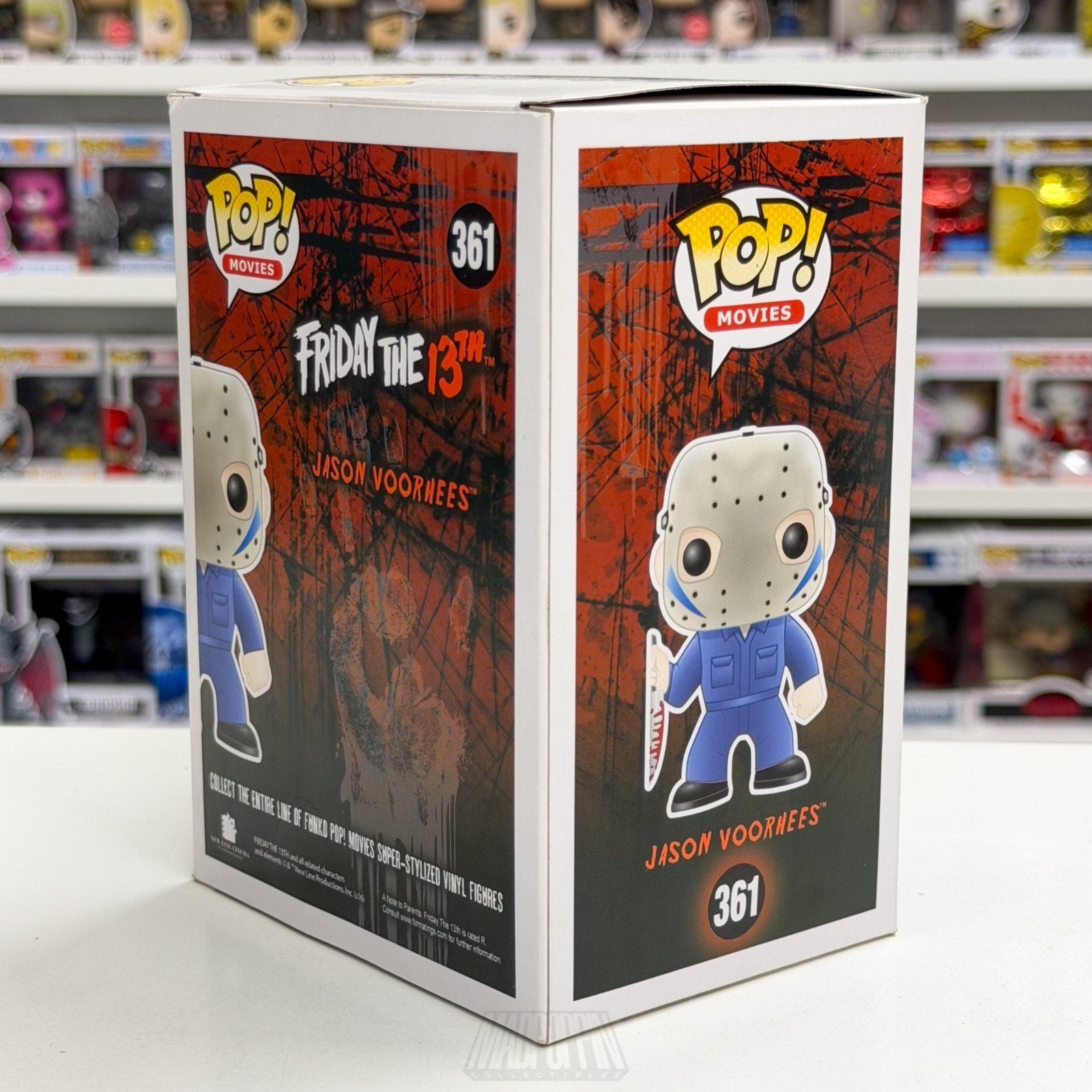 Funko Pop Movies Friday the 13th Jason Voorhees Blue Hot Topic 361 Vinyl Figure