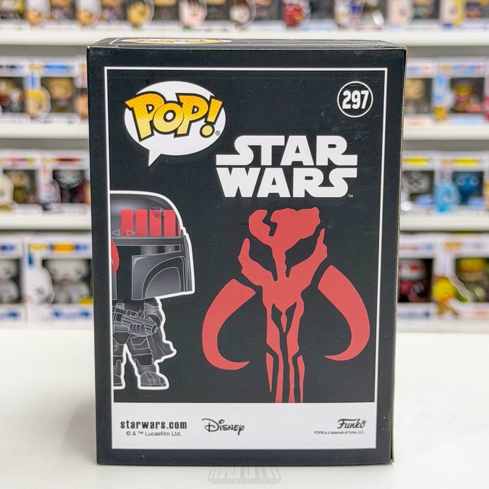 Funko Pop Star Wars Boba Fett Futura Black ECCC 297 Bounty Hunter Vinyl Figure