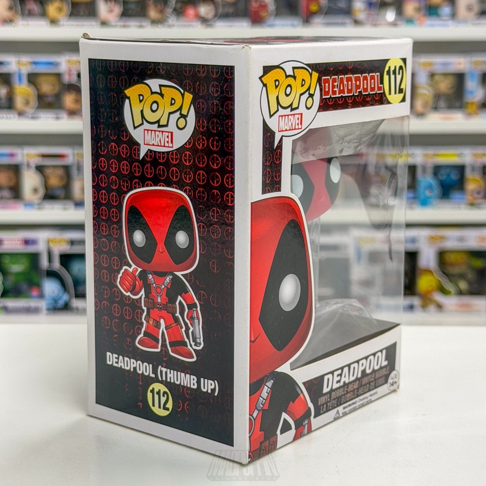 Funko Pop Marvel Deadpool Thumbs Up 112 Merc with a Mouth Assassin Vinyl Figure
