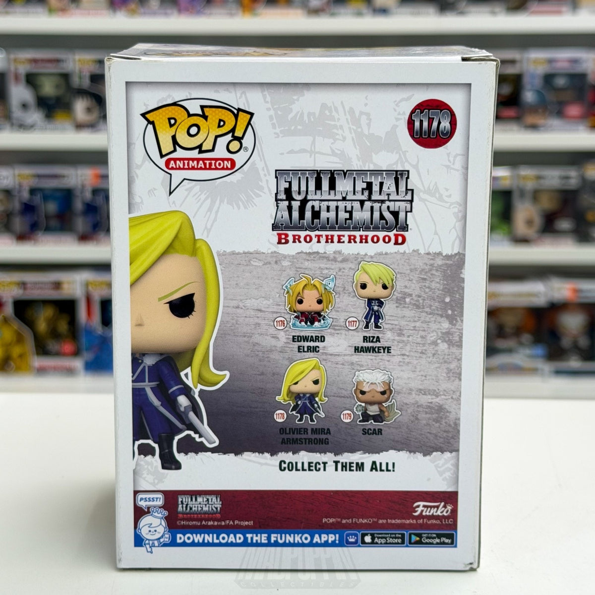 Funko Pop Anime Fullmetal Alchemist Olivier Mira Armstrong 1178 Manga Toy Figure