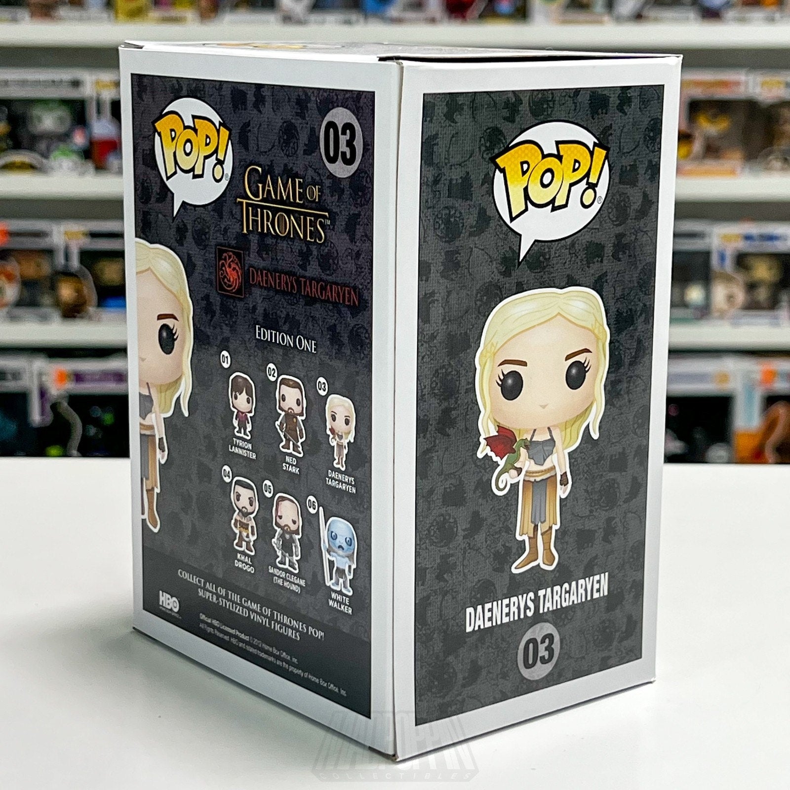 Funko Pop TV HBO Game of Thrones Daenerys Targaryen Rhaegal 03 Toy Vinyl Figure
