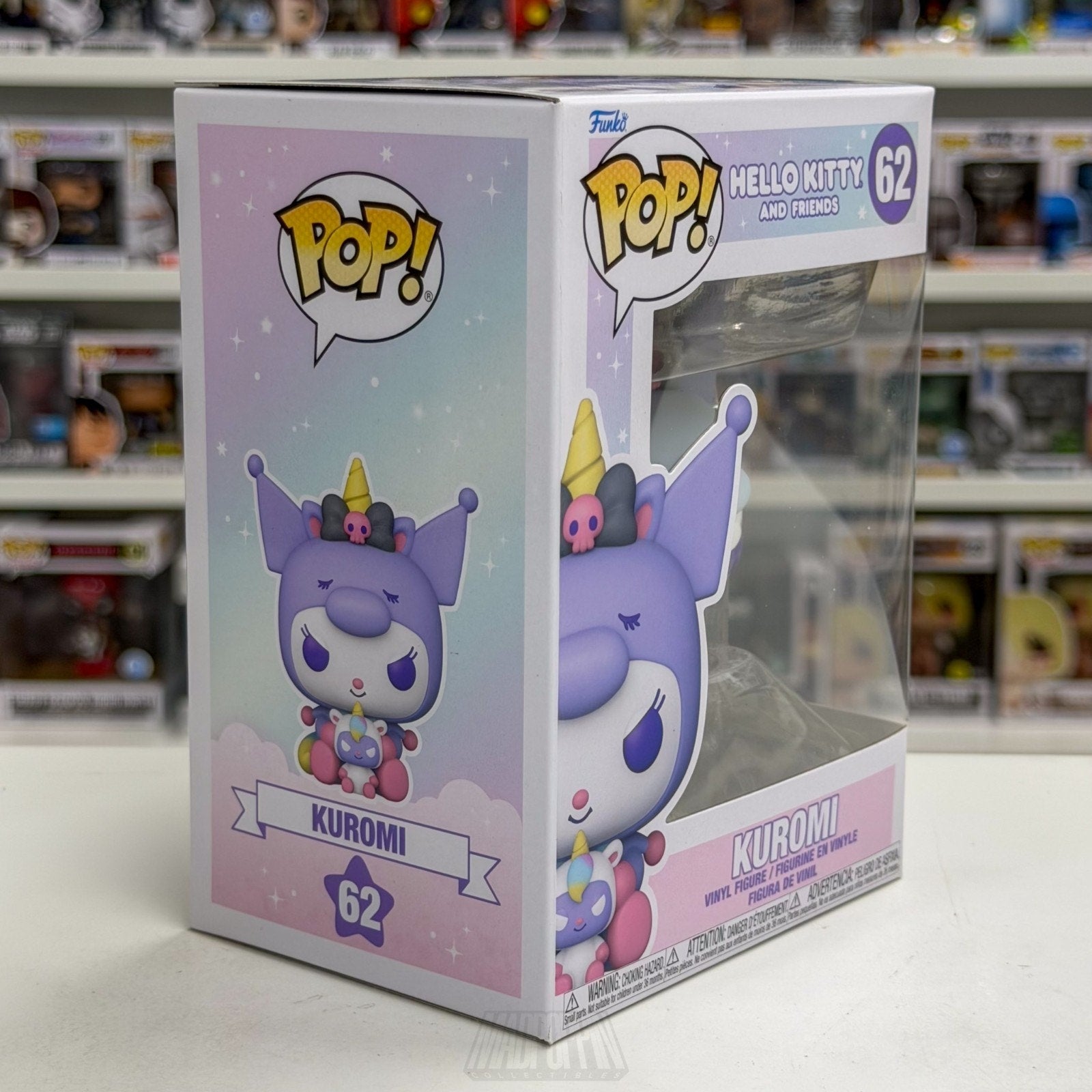 Funko Pop Sanrio Hello Kitty & Friends Kuromi 62 Kawaii Cute Rabbit Vinyl Figure