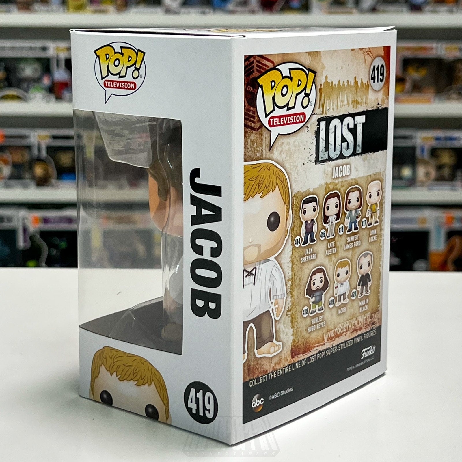 Funko Pop Television Lost Jacob 419 Vinyl Figure Science Fiction Adventure Drama