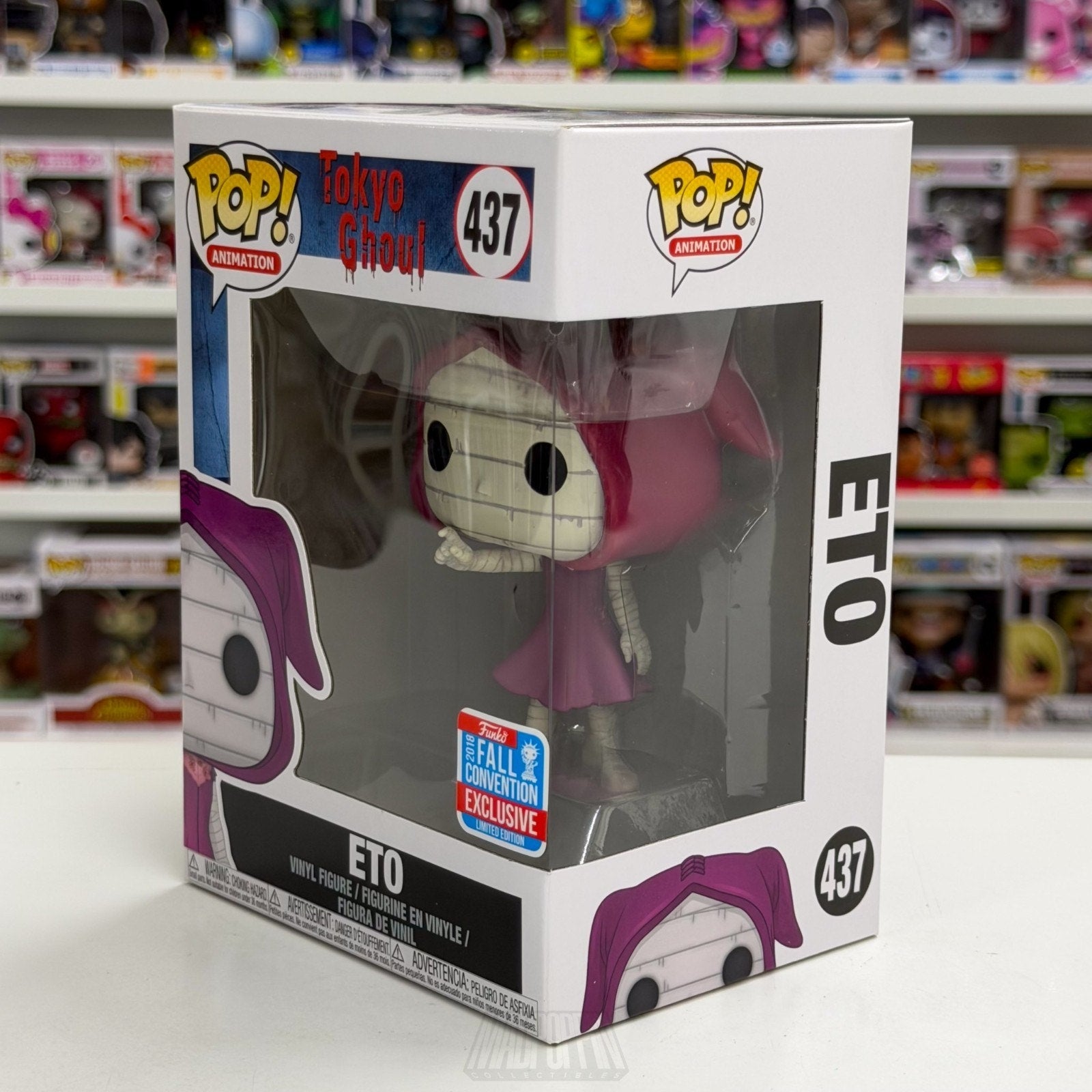 Funko Pop Anime Tokyo Ghoul Eto NYCC Con 437 Japan Dark Manga Toy Vinyl Figure