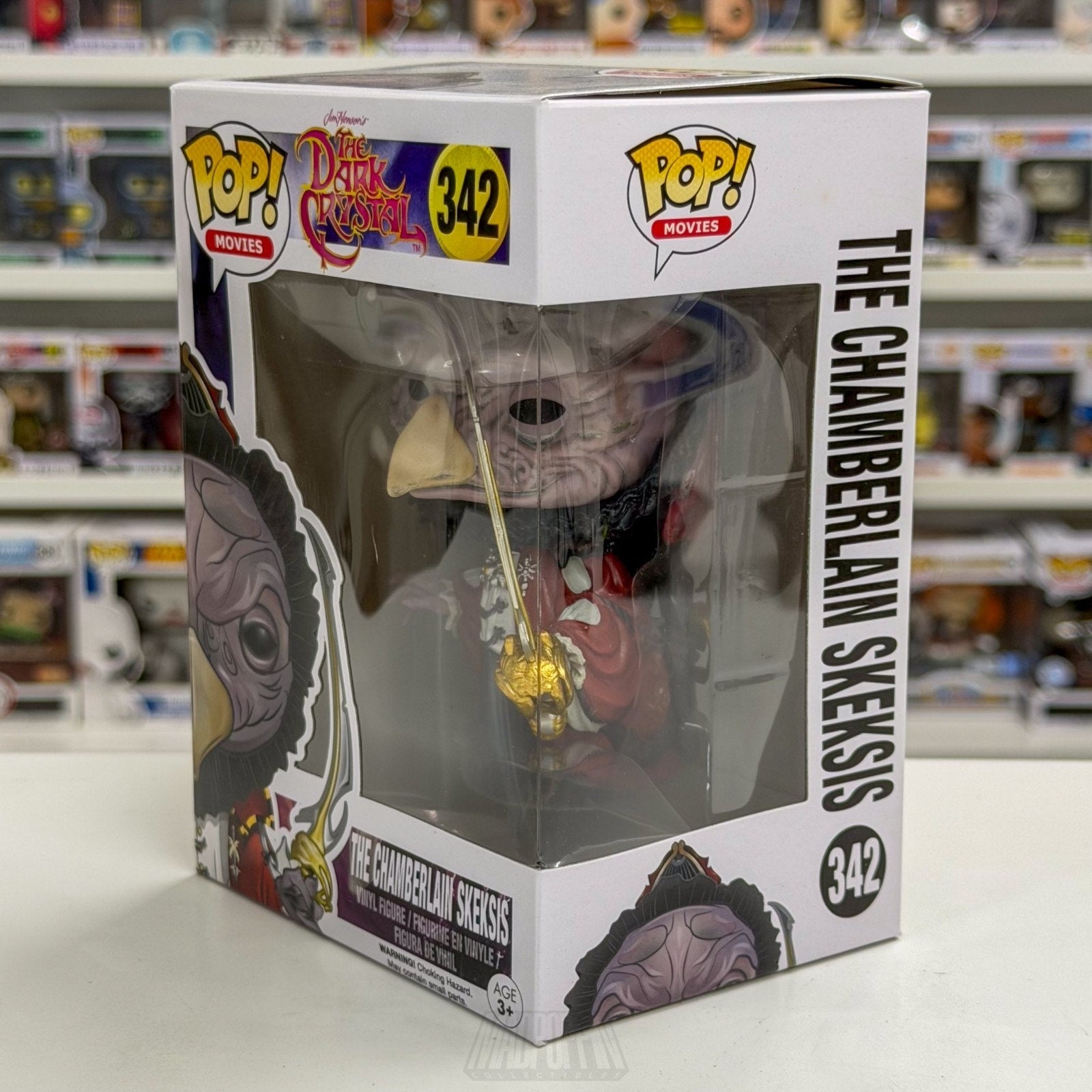 Funko Pop Movies Dark Crystal Chamberlain Skeksis 342 Vaulted Rare Vinyl Figure