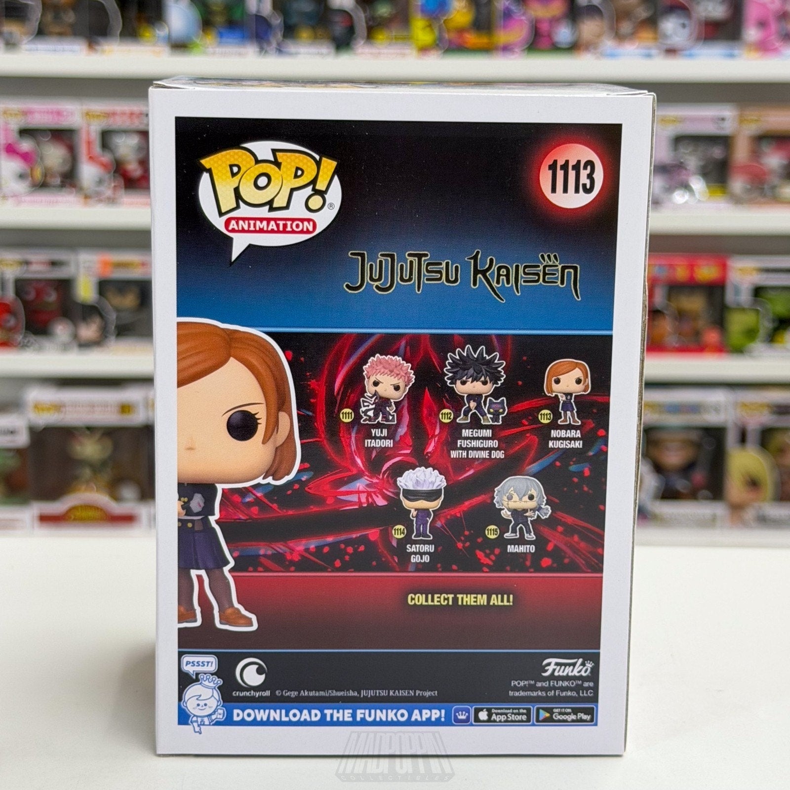 Funko Pop Anime Jujutsu Kaisen Nobara Kugisaki 1113 Dark Manga Toy Vinyl Figure