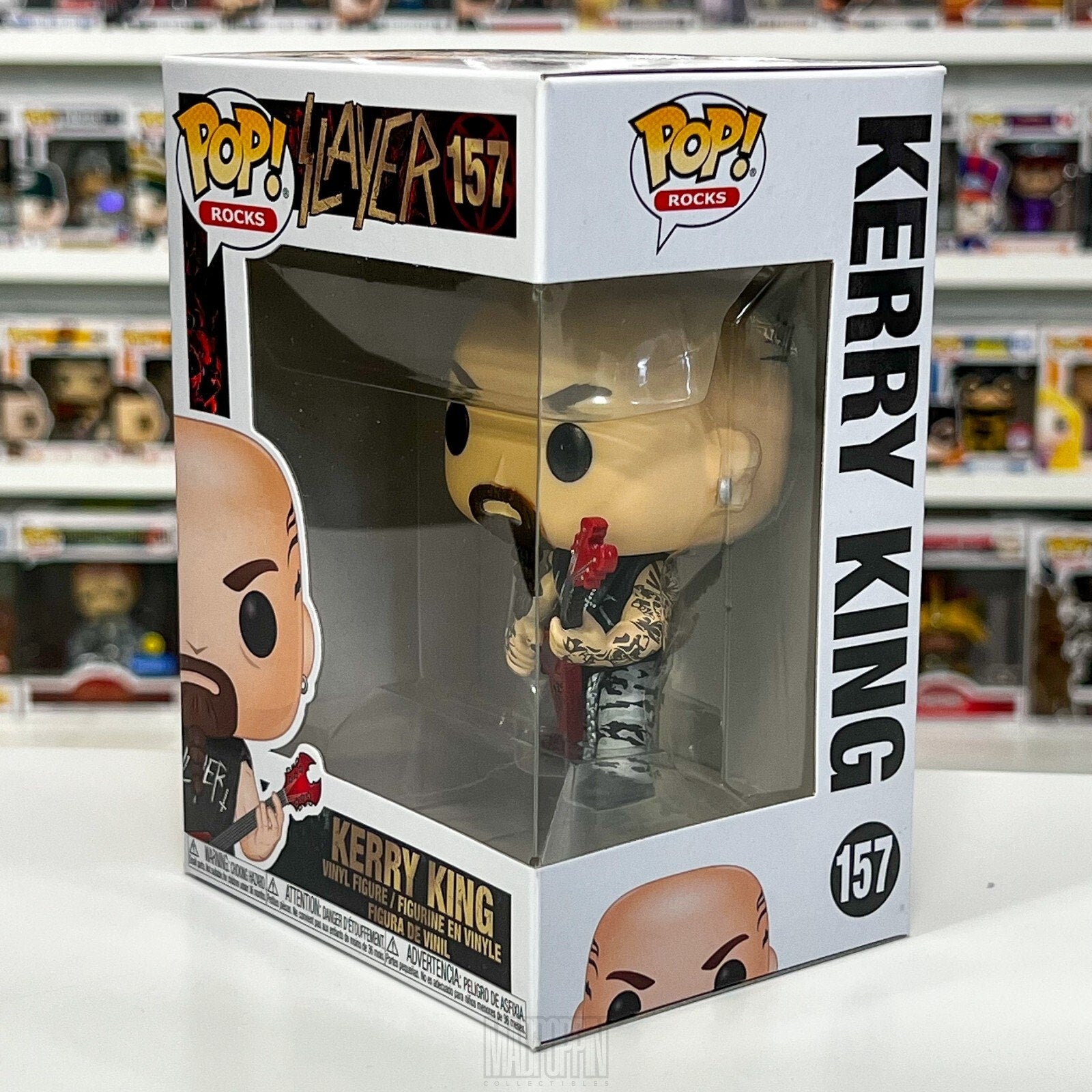 Funko Pop Rocks Slayer Kerry King 157 Guitarist Thrash Heavy Metal Vinyl Figure