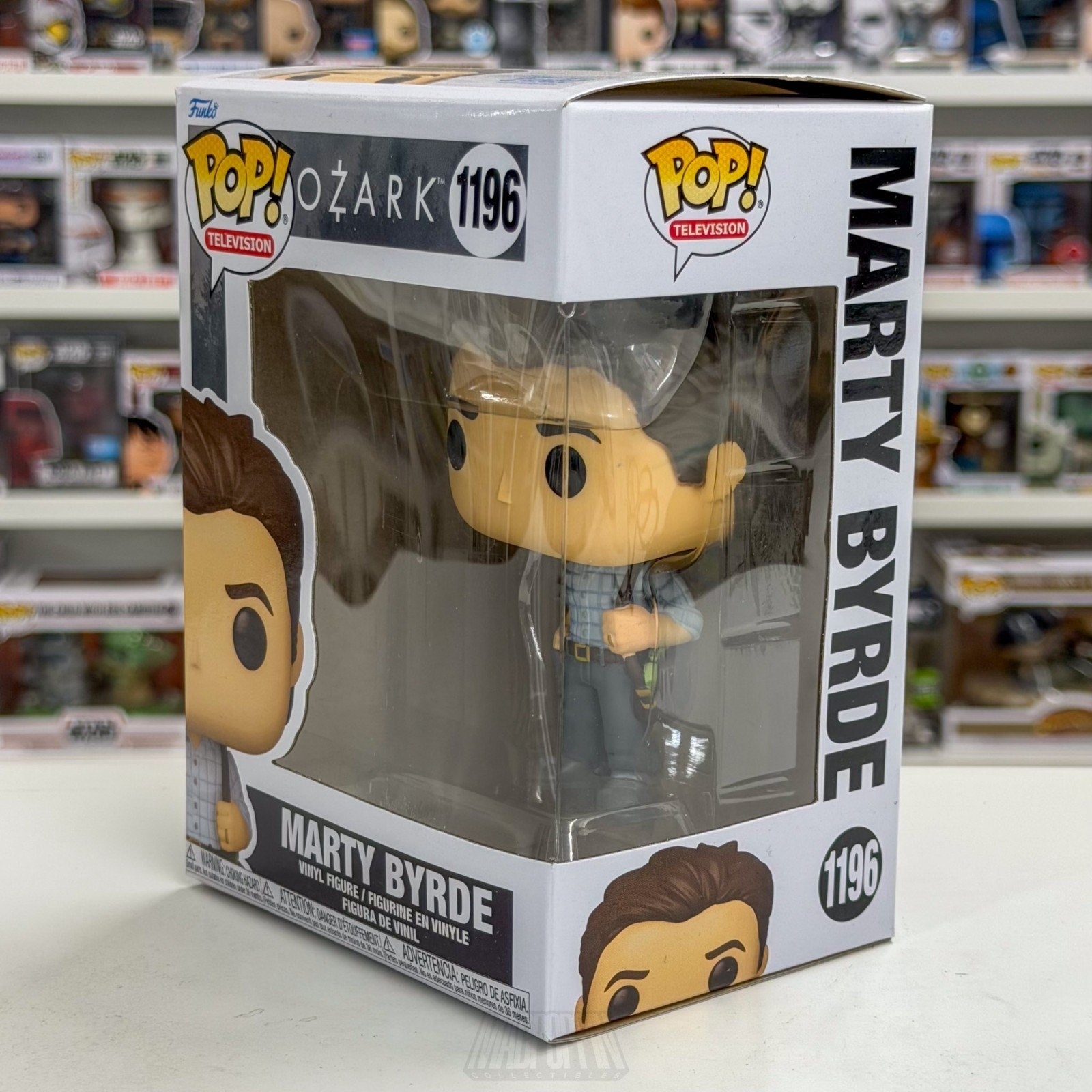 Funko Pop TV Netflix Marty Byrde 1196 Crime Drama Chicago Missouri Vinyl Figure