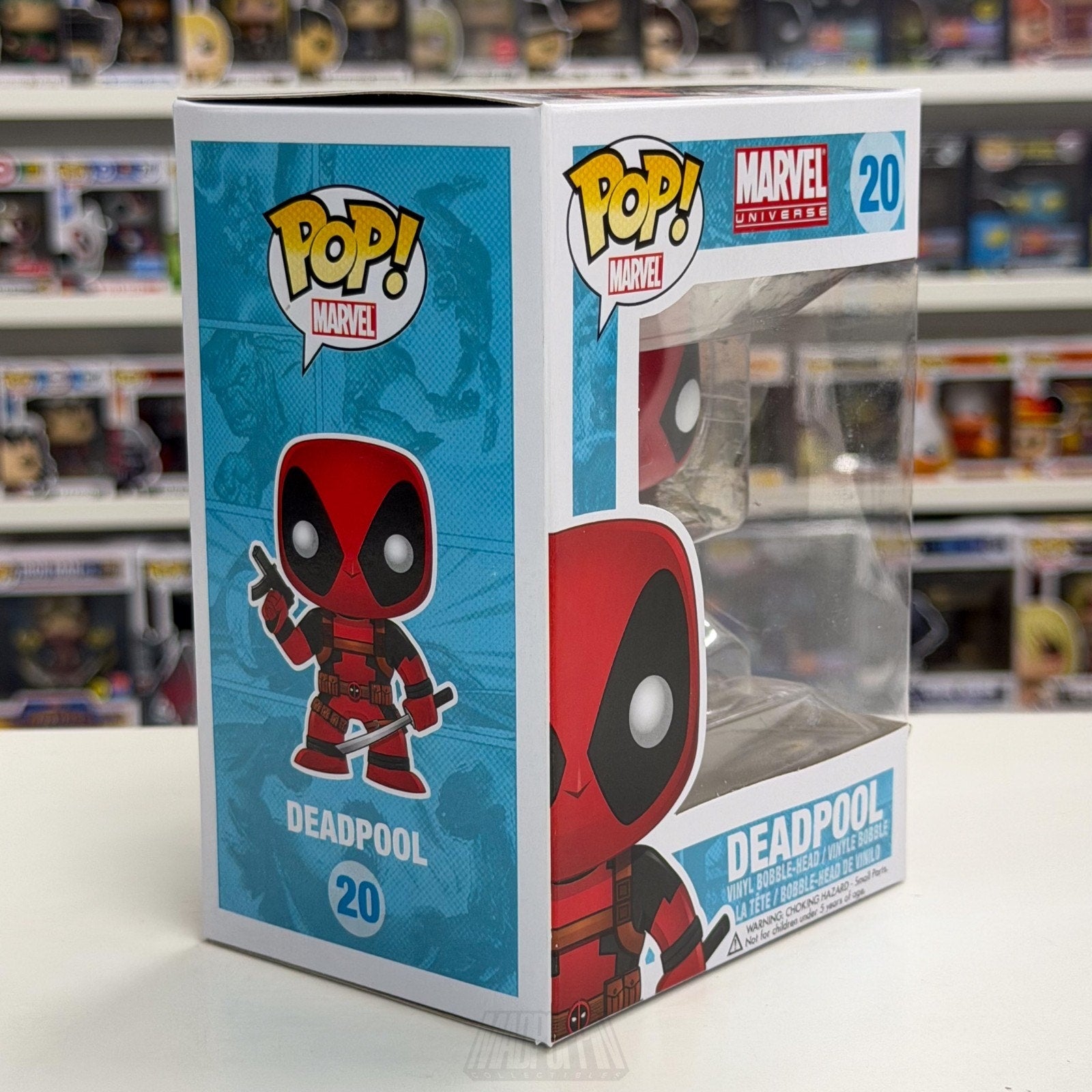 Funko Pop Marvel Universe Deadpool Red w/Sword 20 Merc Anti-Hero Vinyl Figure