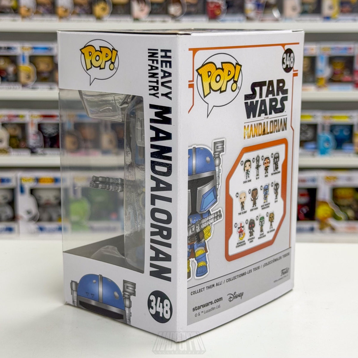 Funko Pop Star Wars Heavy Infantry Mandalorian 348 Beskar Armor Toy Vinyl Figure