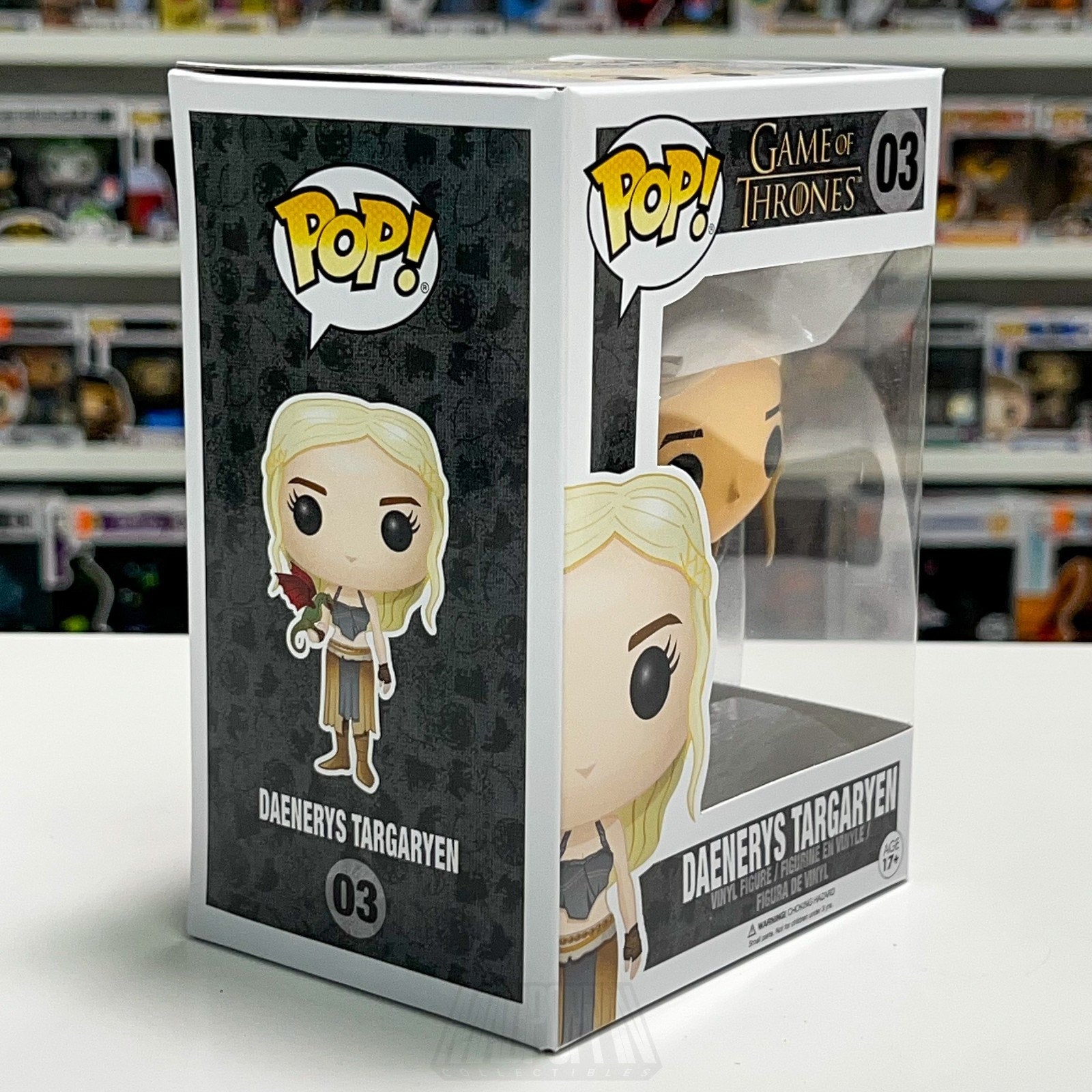 Funko Pop TV HBO Game of Thrones Daenerys Targaryen Rhaegal 03 Toy Vinyl Figure