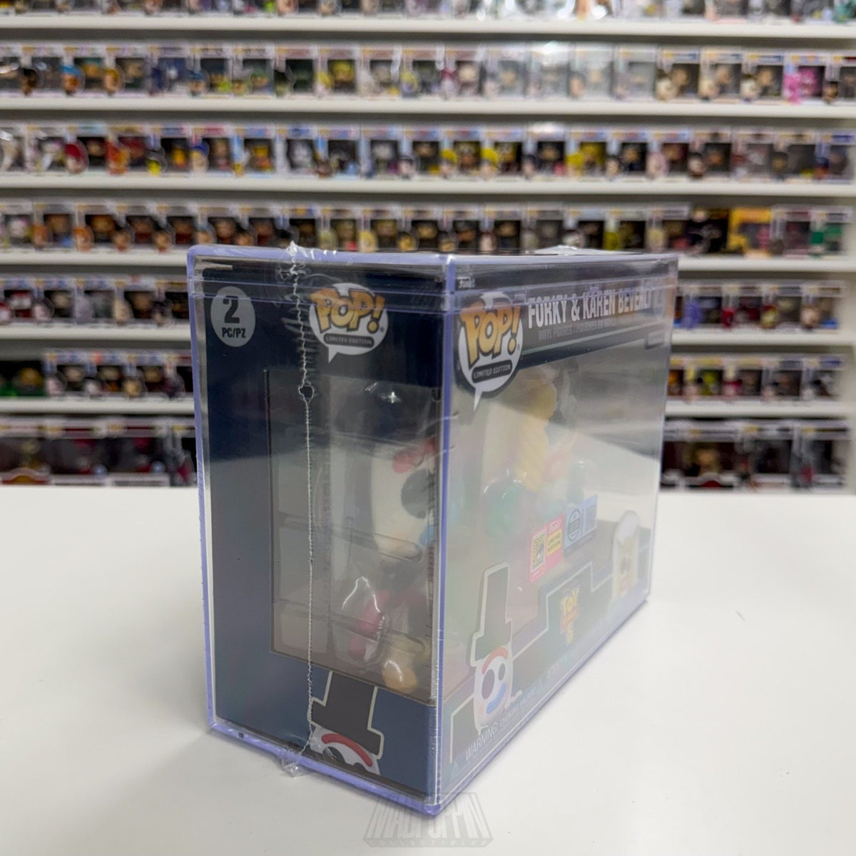 Funko Pop Disney Toy Story 5 Forky & Karen Beverly 2 Pack SDCC 2026 CON STICKER