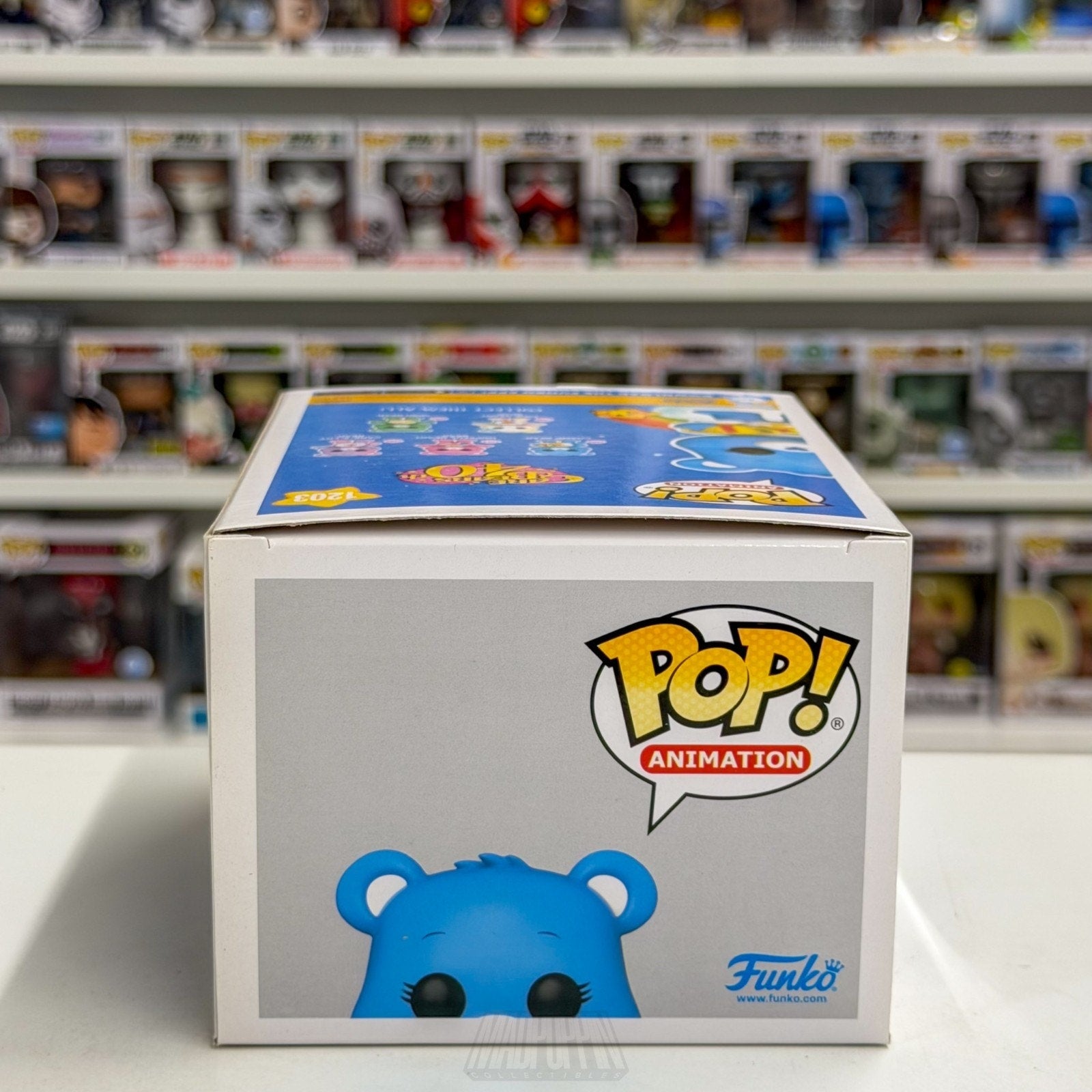 Funko Pop Animation Care Bears Champ Bear w/Trophy 1203 Cartoon 80s Vinyl Figure