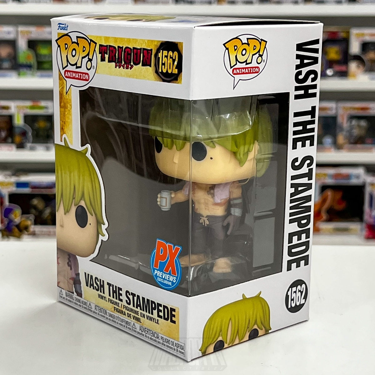 Funko Pop Anime Trigun Vash The Stampede PX 1562 Humanoid Manga Toy Vinyl Figure