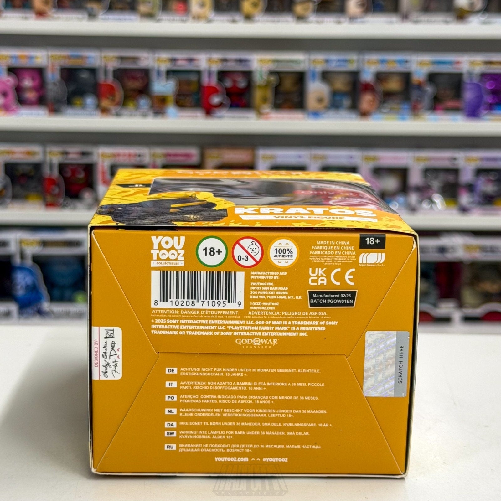 Youtooz God of War Ragnarok Chrome Target Exclusive 2285/7500 Toy Vinyl Figure