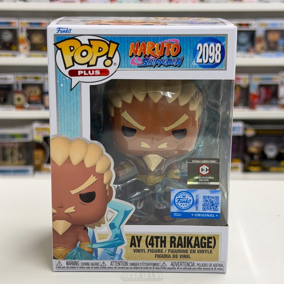 Funko Pop Anime Naruto Ay 4th Raikage Chalice Collectibles 2098 Toy Vinyl Figure