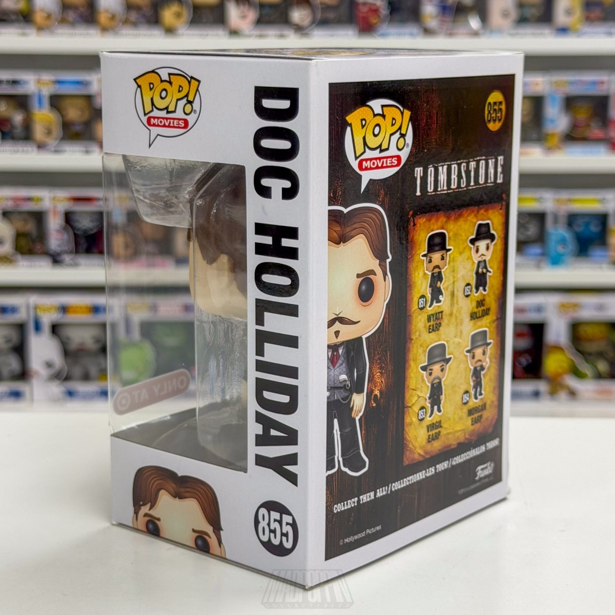 Funko Pop Movies Tombstone Doc Holliday w/Cup Target 855 Western Vinyl Figure