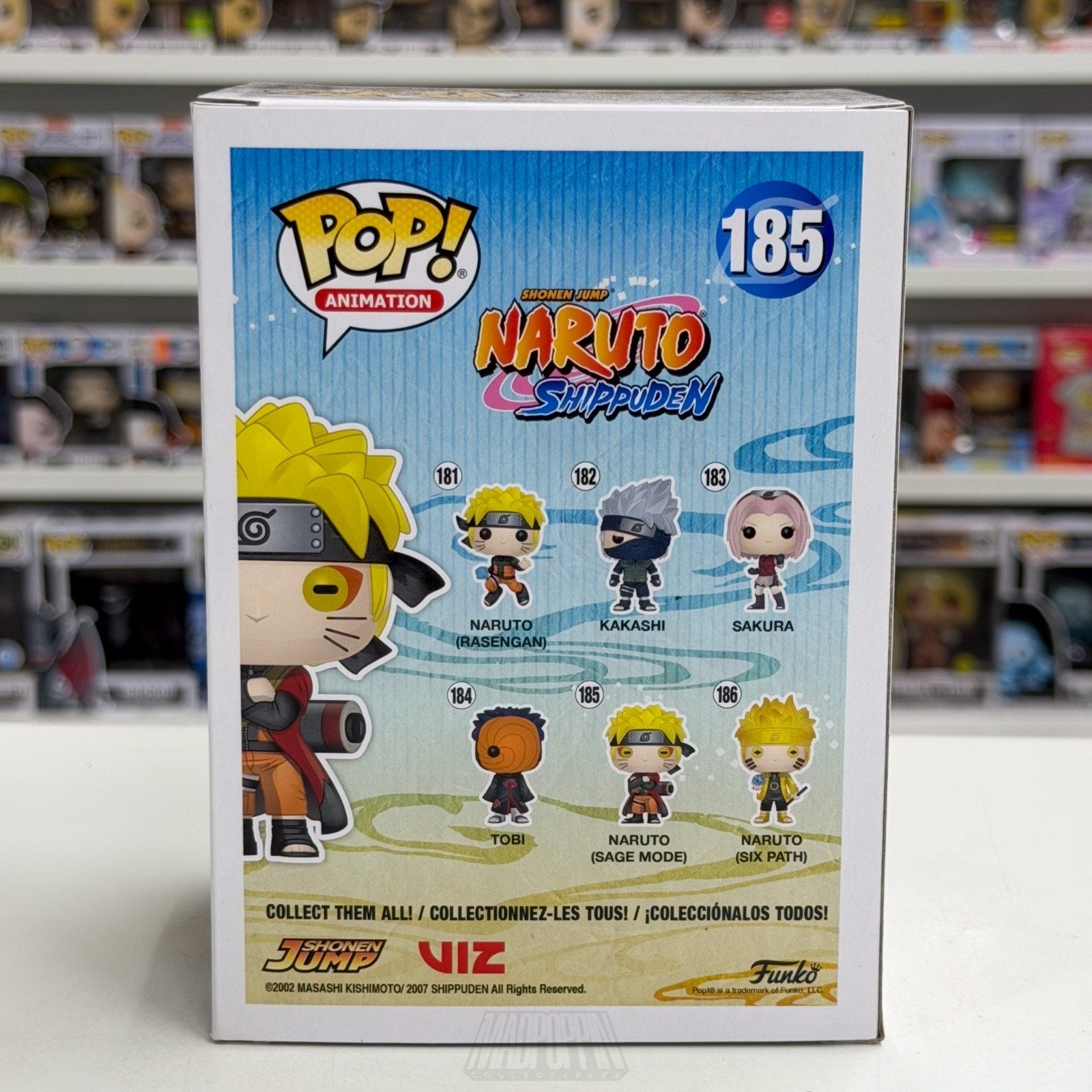 Funko Pop Anime Naruto Sage Mode Special Edition 185 Japan Manga Vinyl Figure