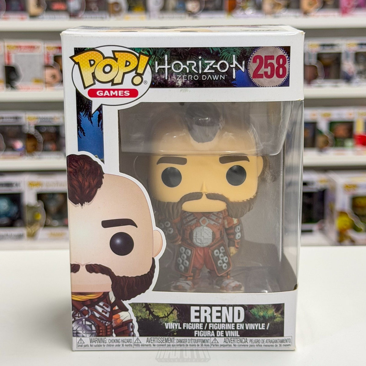 Funko Pop Video Games Horizon Zero Dawn Erend Vanguardsman 258 Toy Vinyl Figure