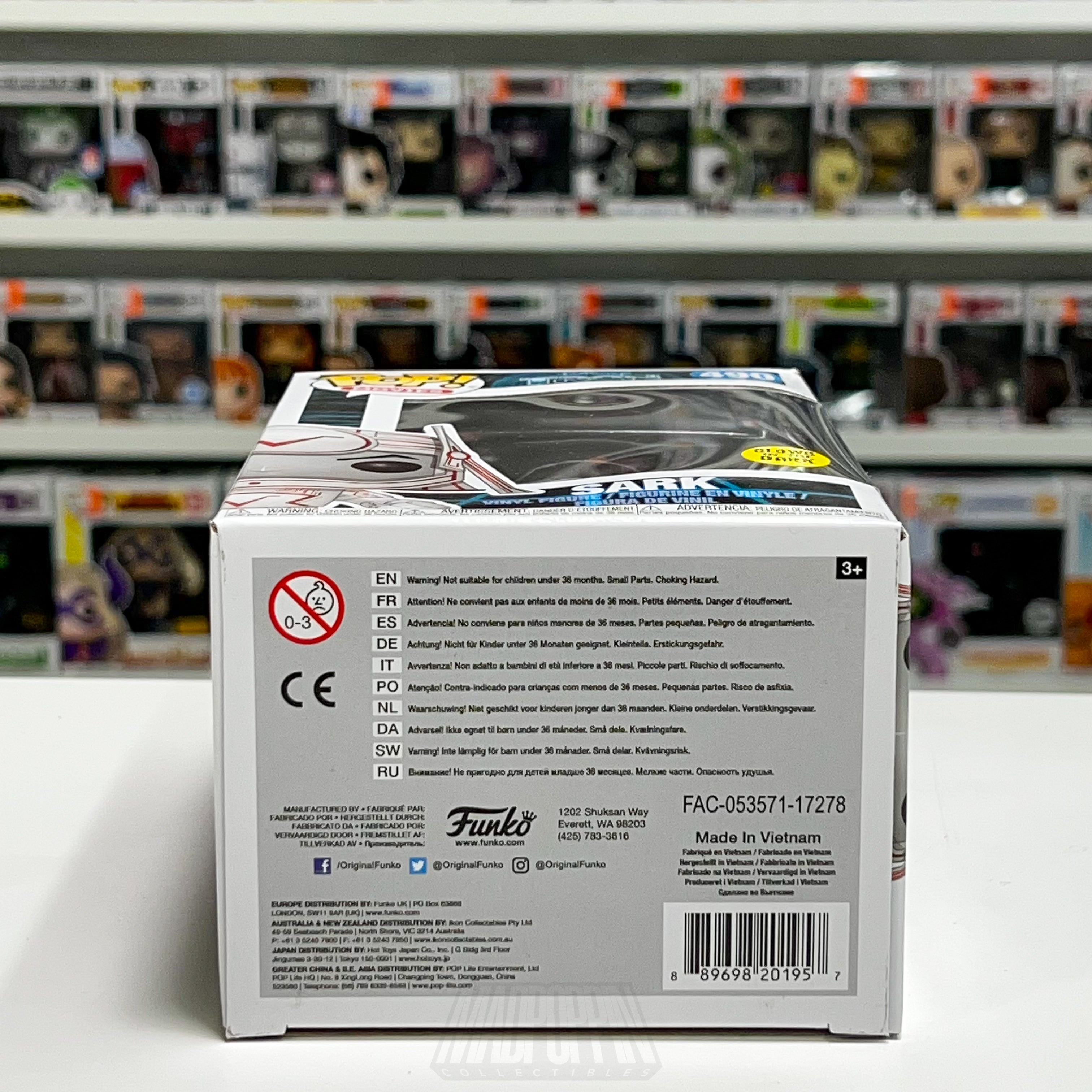 Funko Pop Movies Disney Tron Sark #490 Glow in the Dark Vinyl Figure Toy SciFi