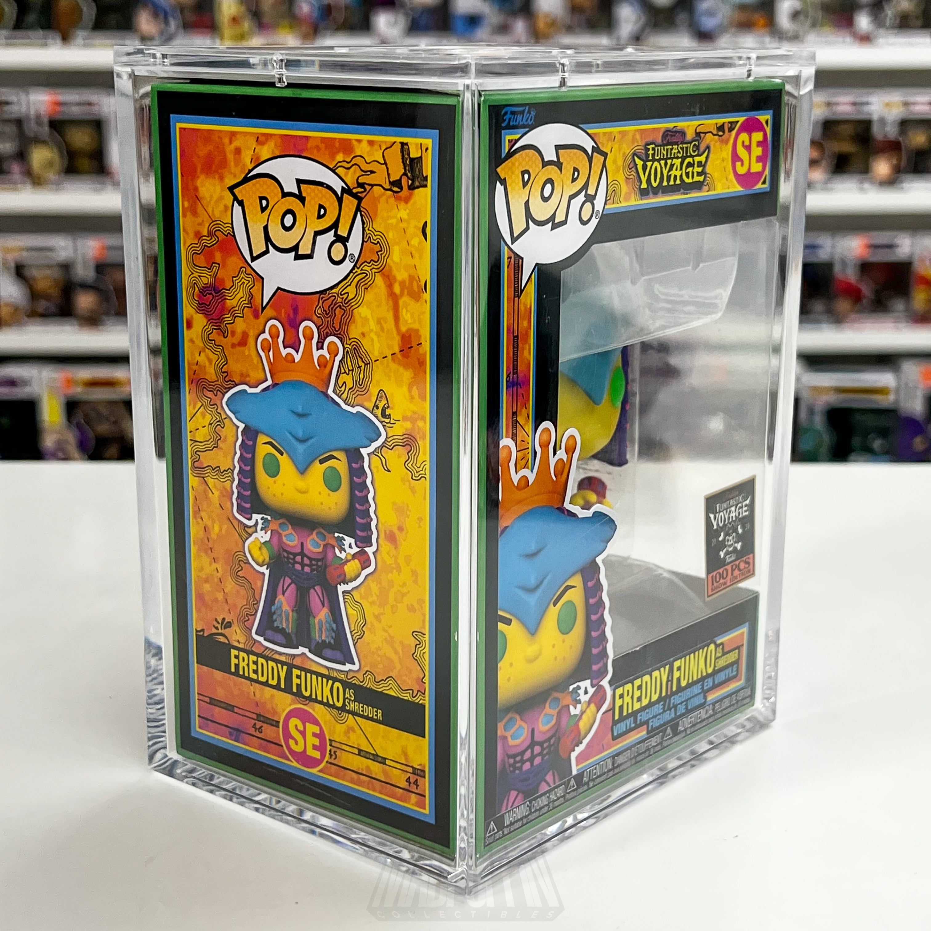 Funko Pop Fundays Funtastic Voyage Freddy as Shredder Blacklight 100 PCS TMNT - Madpoppin