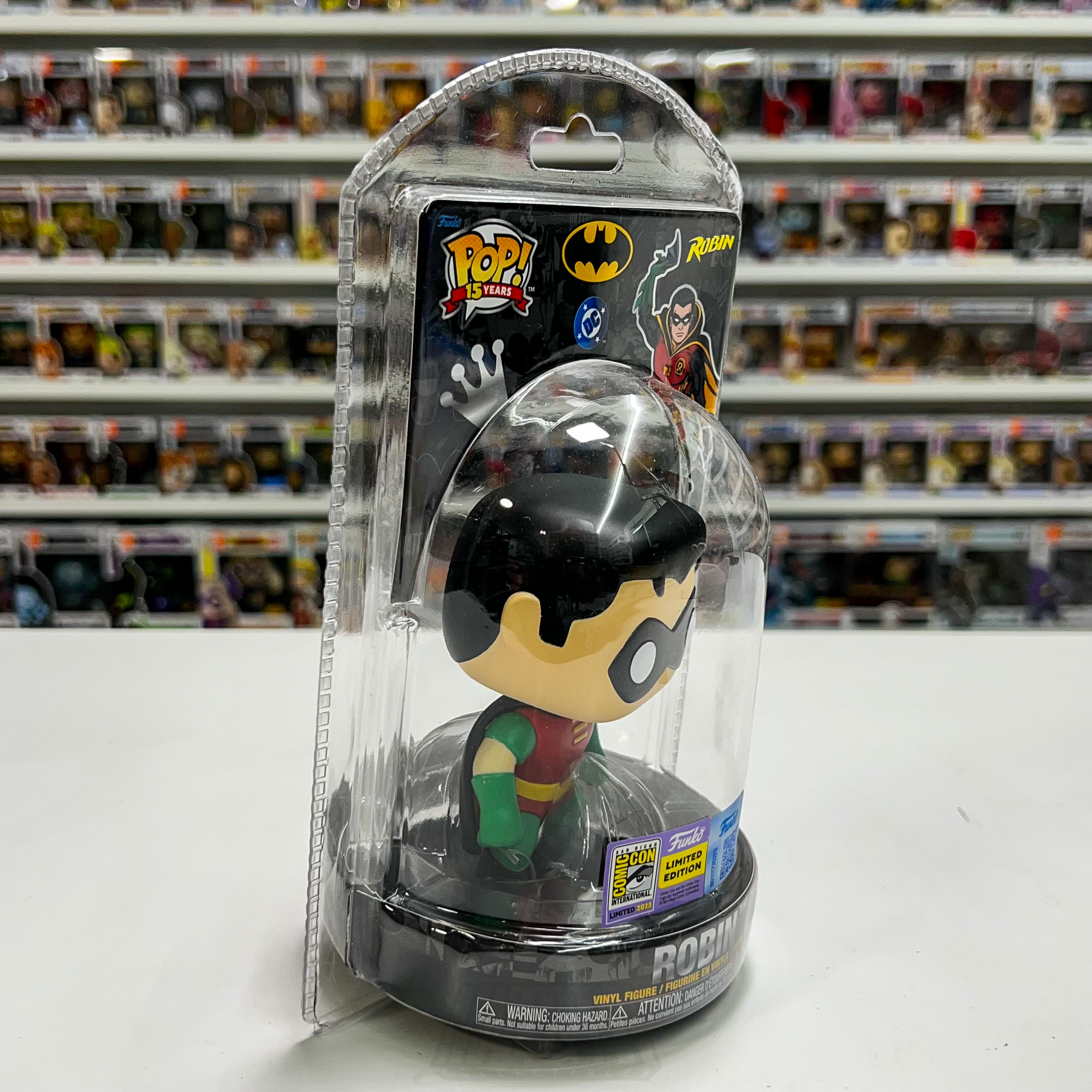 Funko Pop DC Heroes Robin Clamshell SDCC 2025 Exclusive LE 2010 Pcs Boy Wonder - Madpoppin