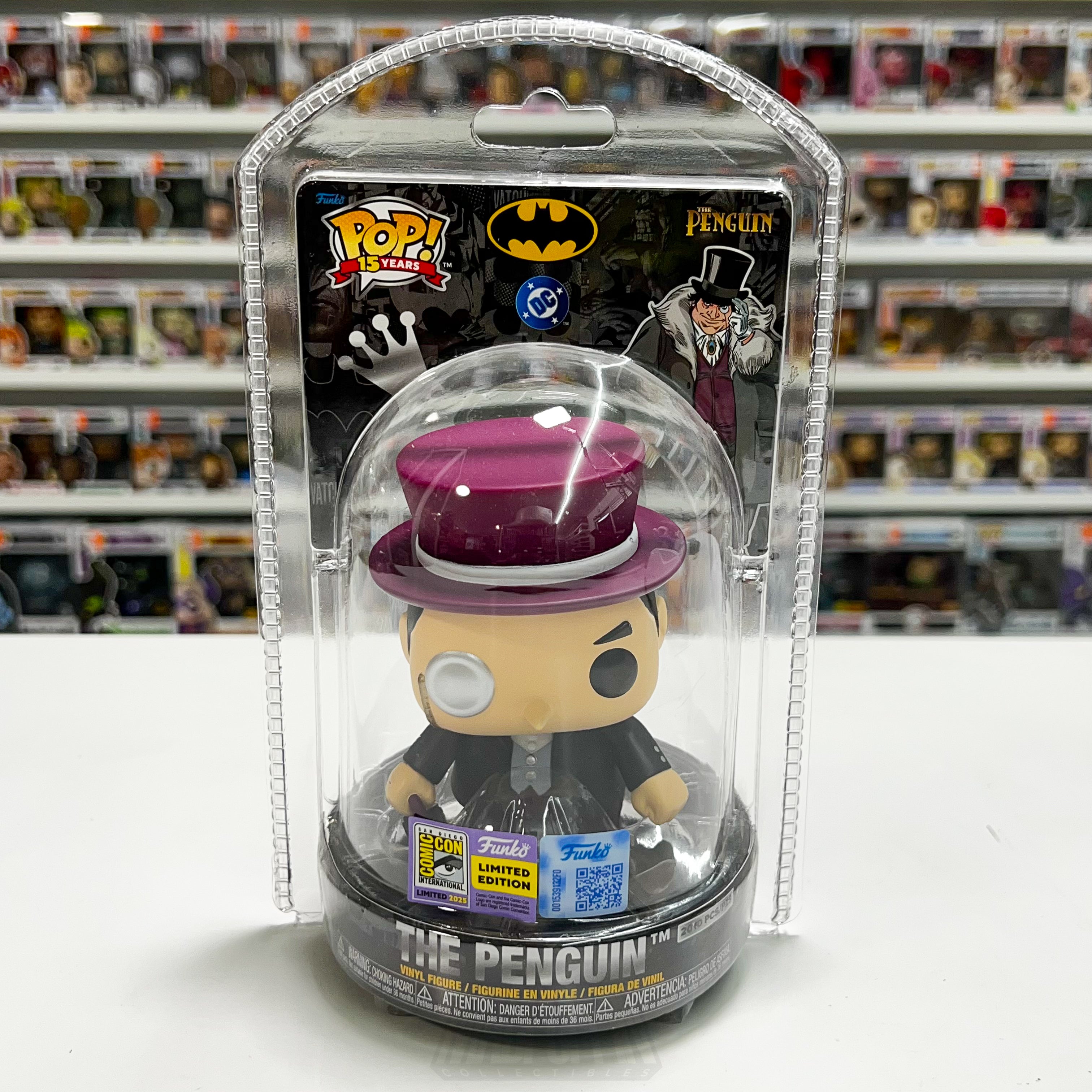 Funko Pop DC Heroes Penguin Clamshell SDCC 2025 Exclusive LE 2010 Pieces Batman - Madpoppin