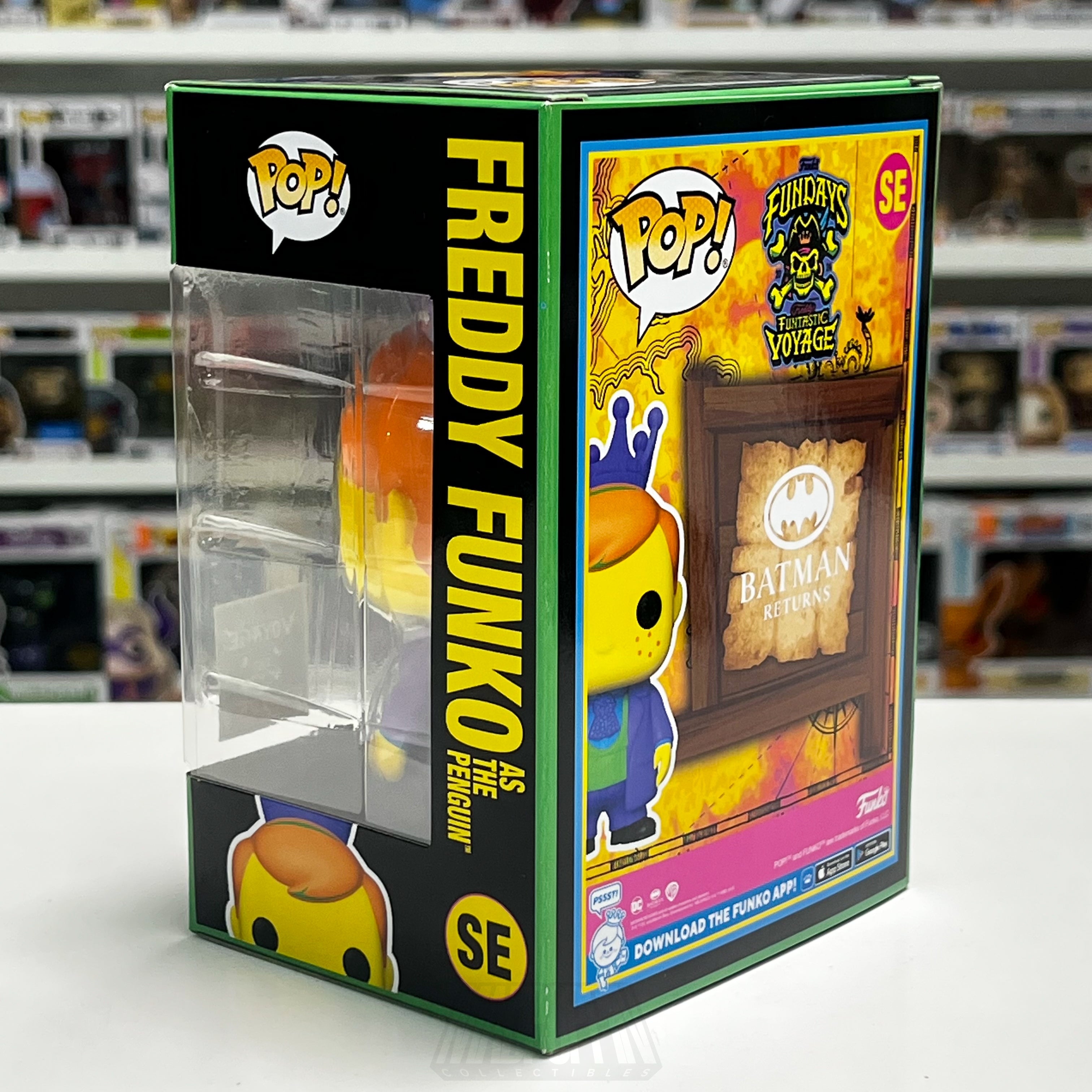 Funko Pop Fundays Funtastic Voyage Freddy as Penguin Blacklight 250 PCS SE Show - Madpoppin